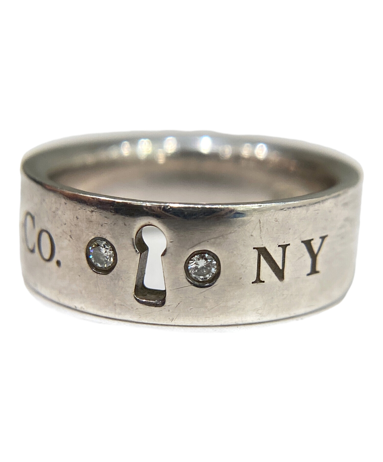 ティファニーナローリング 19号 専用ポーチ付き 中古・古着通販】TIFFANY & Co. (ティファニー) 1837ナローリング