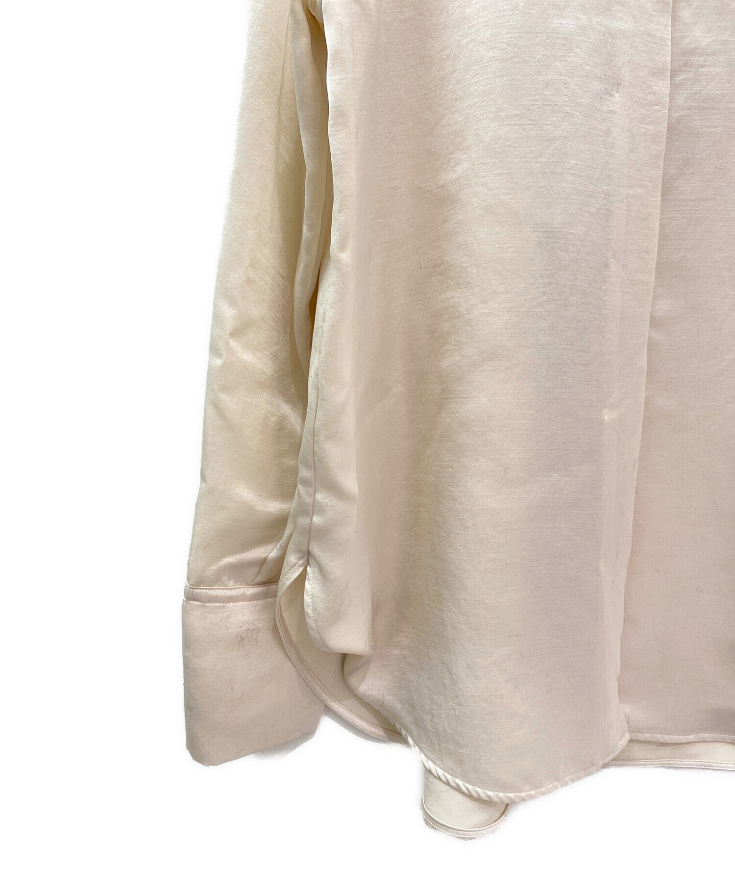 中古・古着通販】(im)perf (インパーフ) Vintagesatinshirt ベージュ 