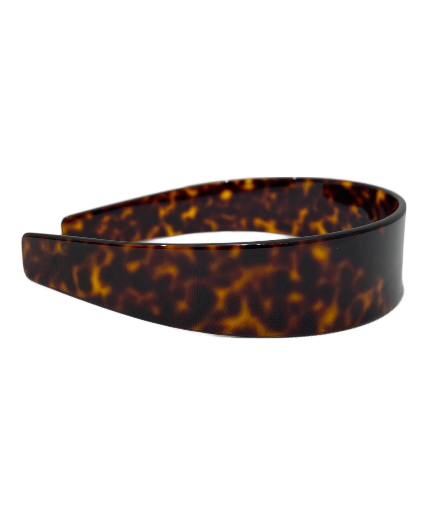 中古・古着通販】CELINE (セリーヌ) ヘアバンド ダークハバナ×ゴールド