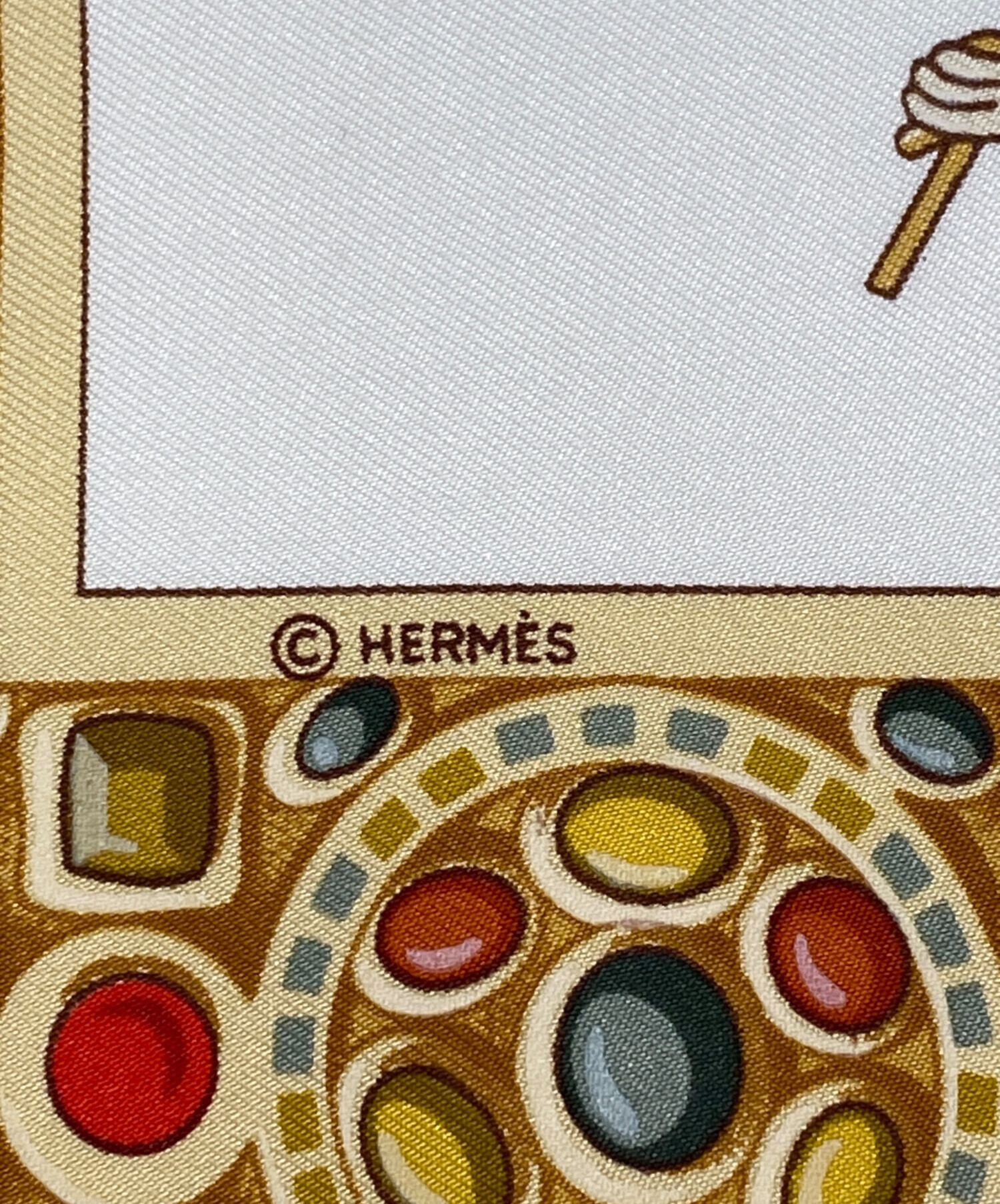 中古・古着通販】HERMES (エルメス) カレ90 ベージュ サイズ:90