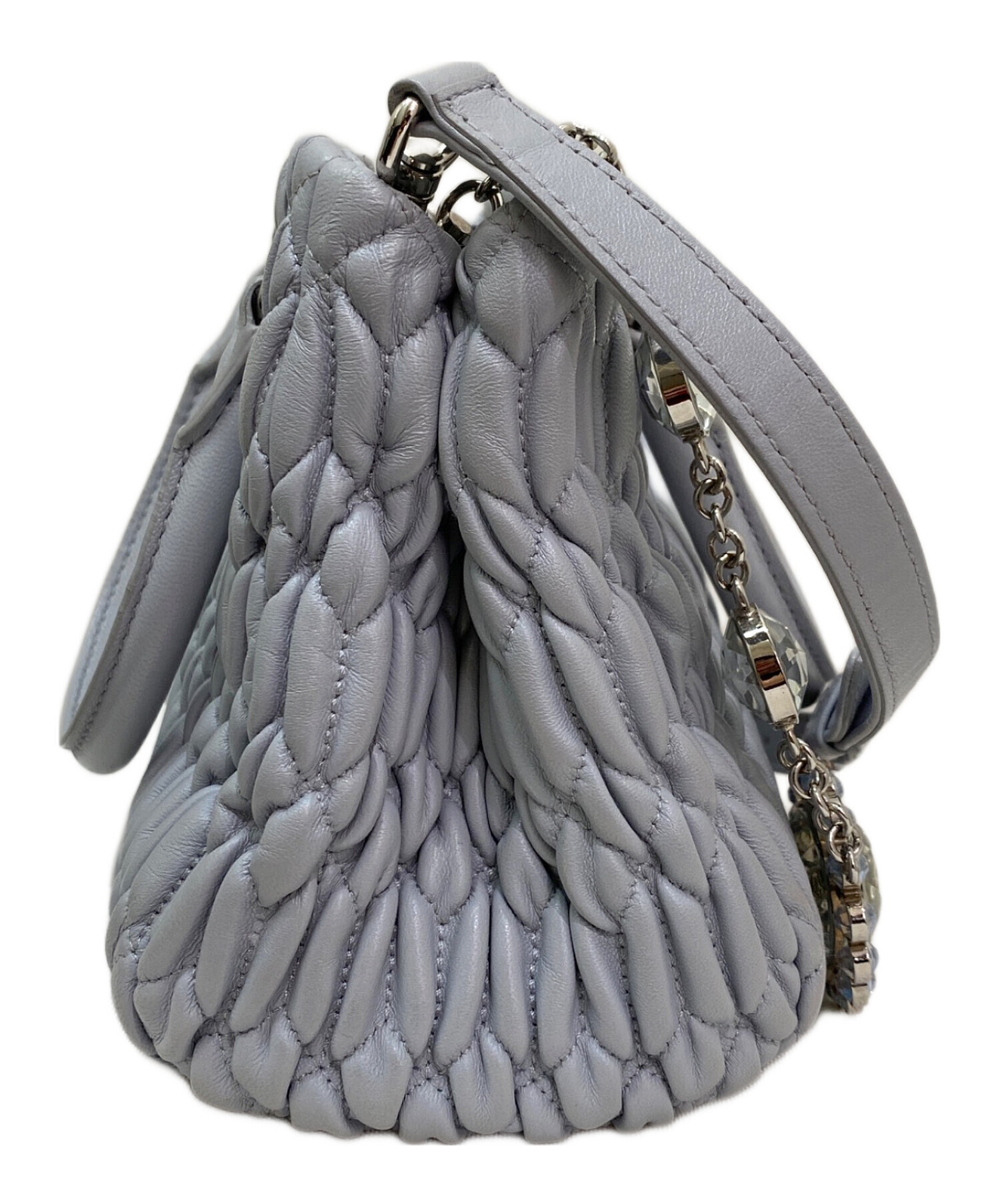 中古・古着通販】MIU MIU (ミュウミュウ) ナッパクリスタルマテラッセ