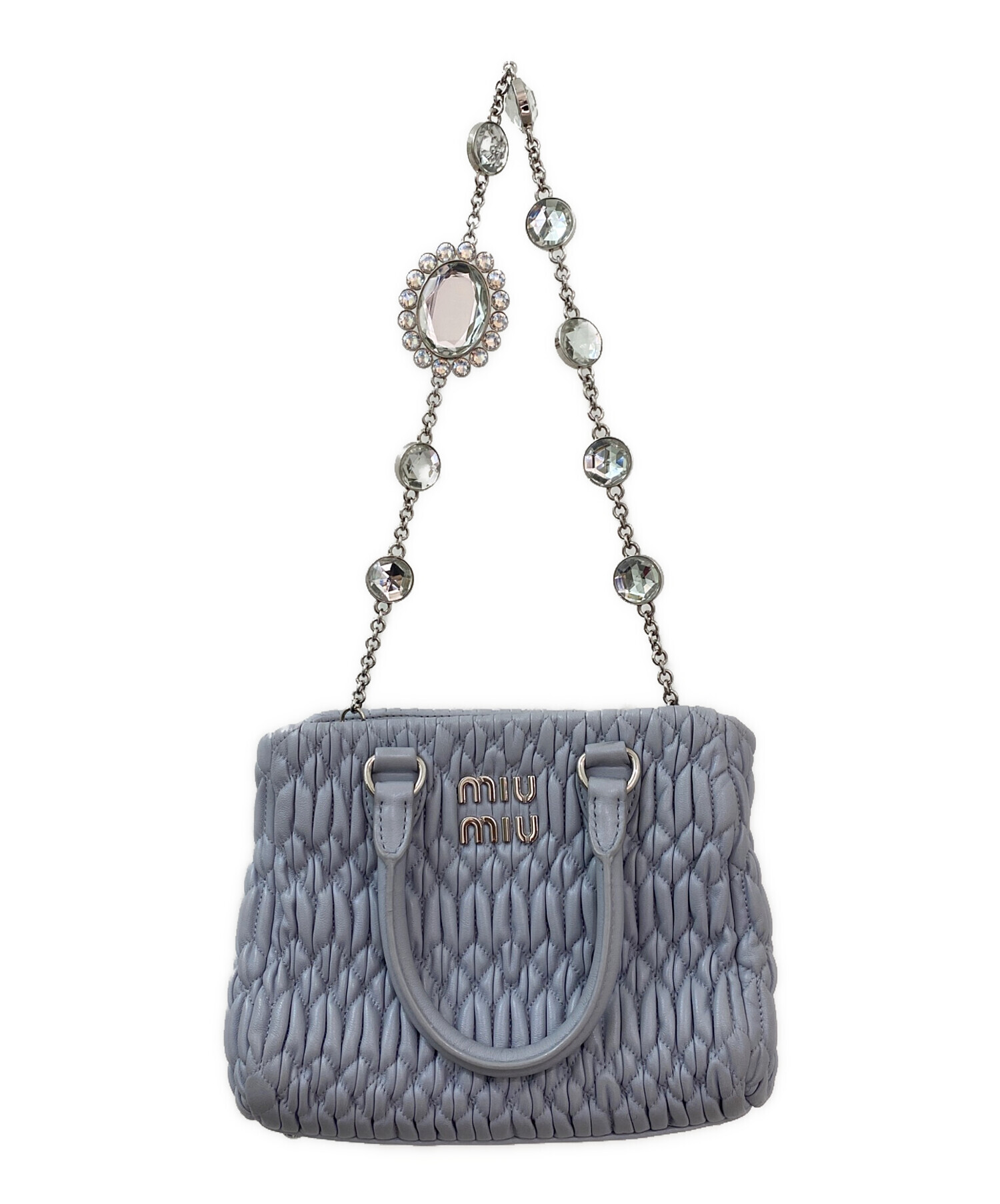 中古・古着通販】MIU MIU (ミュウミュウ) ナッパクリスタルマテラッセ