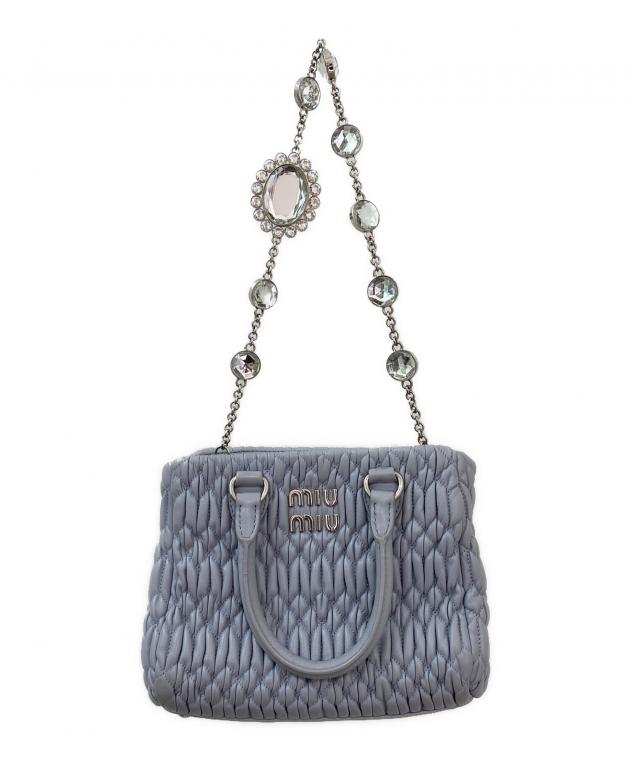 中古・古着通販】MIU MIU (ミュウミュウ) ナッパクリスタルマテラッセ