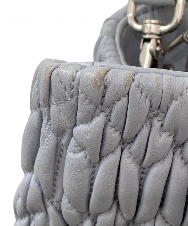 【専用出品】miumiu クリスタルレザーバッグ 中古・古着通販】MIU MIU (ミュウミュウ) ナッパクリスタルマテラッセ