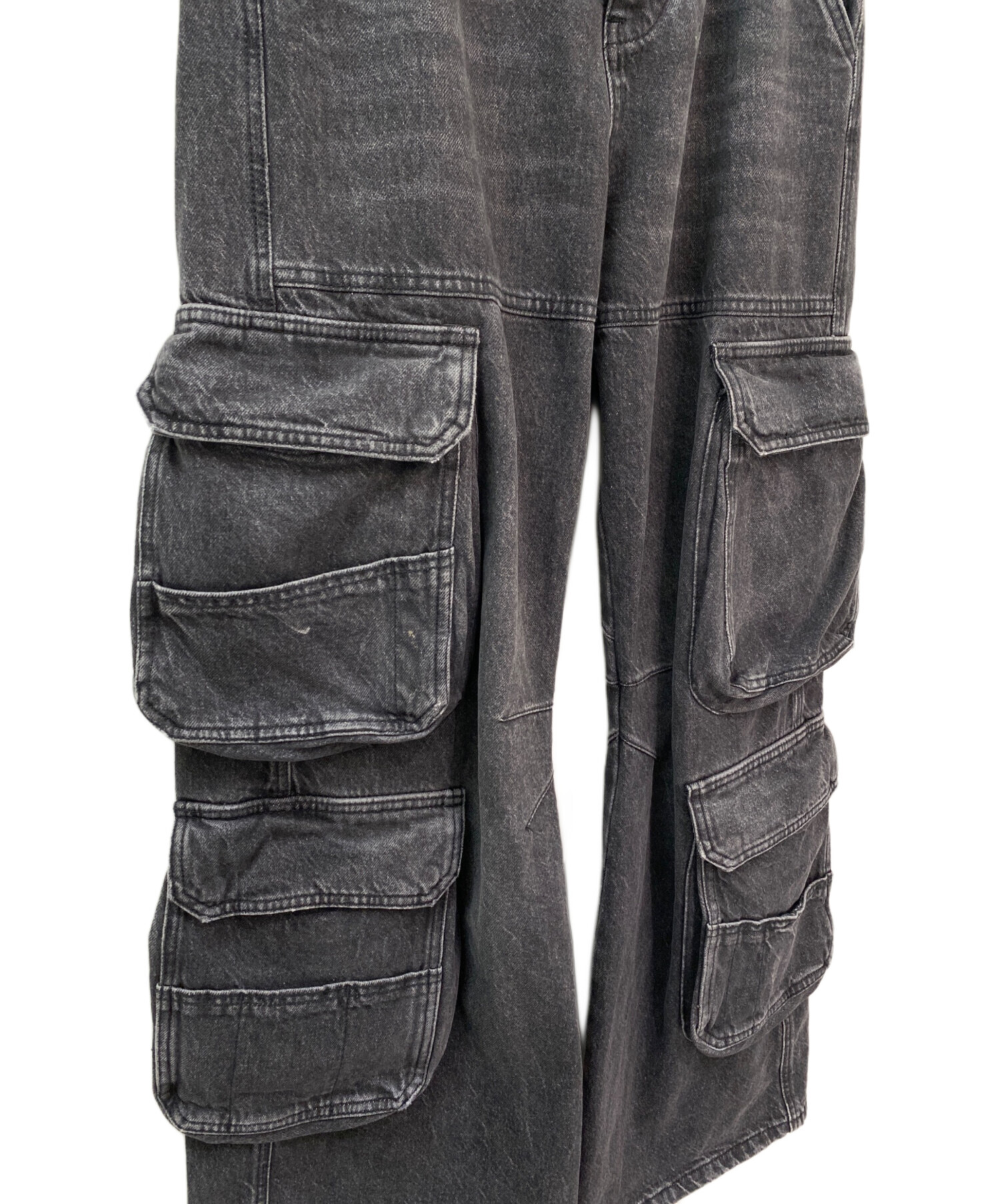 中古・古着通販】DIESEL (ディーゼル) d-sire cargo pants ブラック