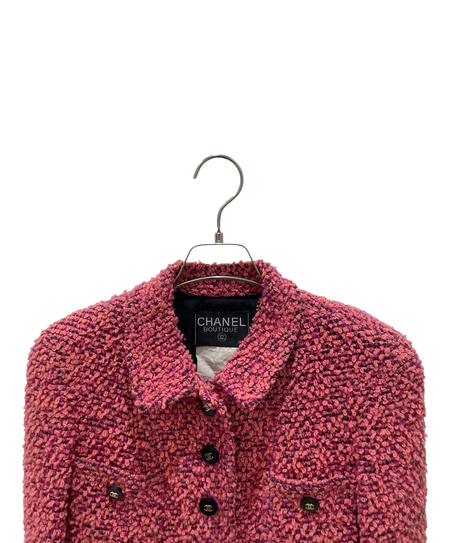 中古・古着通販】CHANEL (シャネル) ブークレツイードジャケット