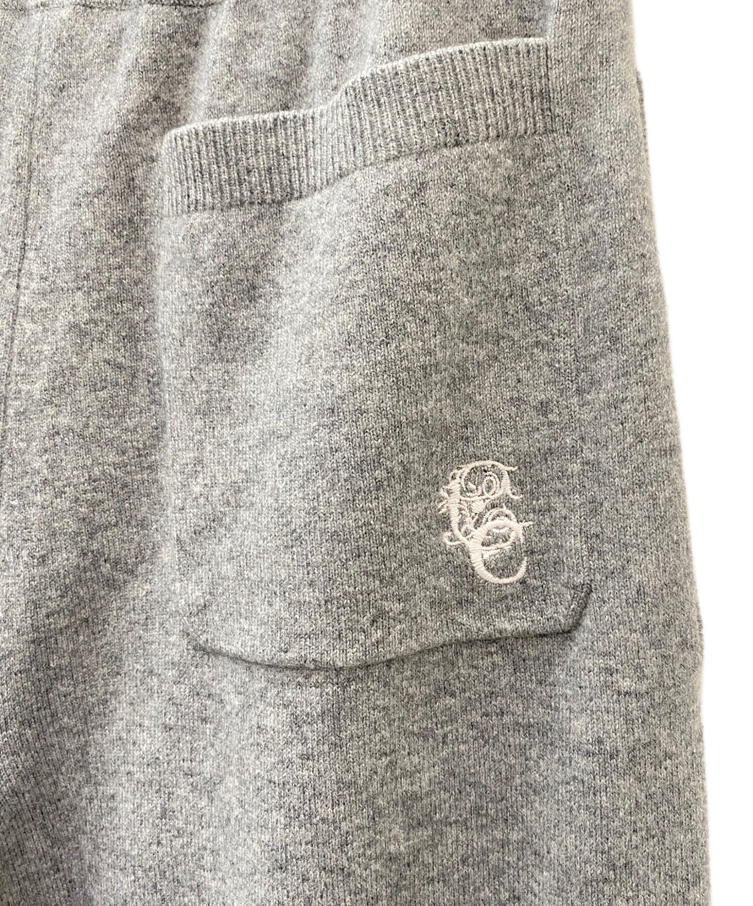 中古・古着通販】Chloe (クロエ) ニットパンツ グレー サイズ:S