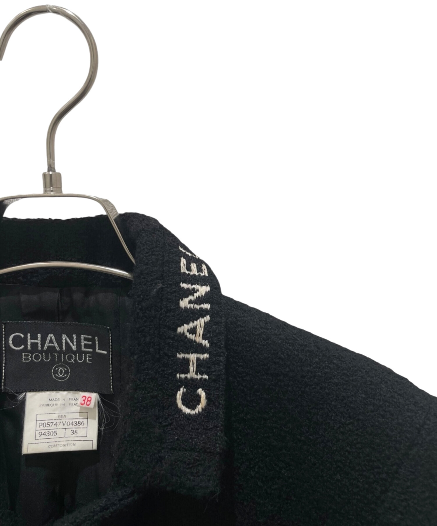中古・古着通販】CHANEL (シャネル) 95A P05ココボタン ロゴ ツイード