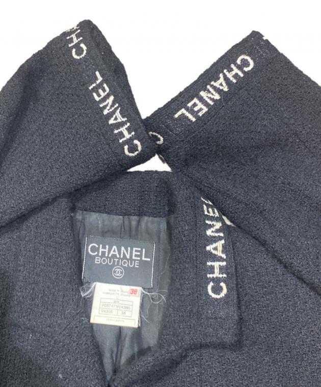 中古・古着通販】CHANEL (シャネル) 95A P05ココボタン ロゴ ツイード