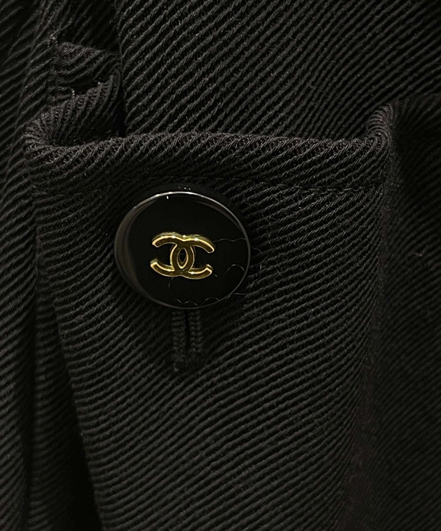 中古・古着通販】CHANEL (シャネル) ウールジャケット ブラック サイズ 