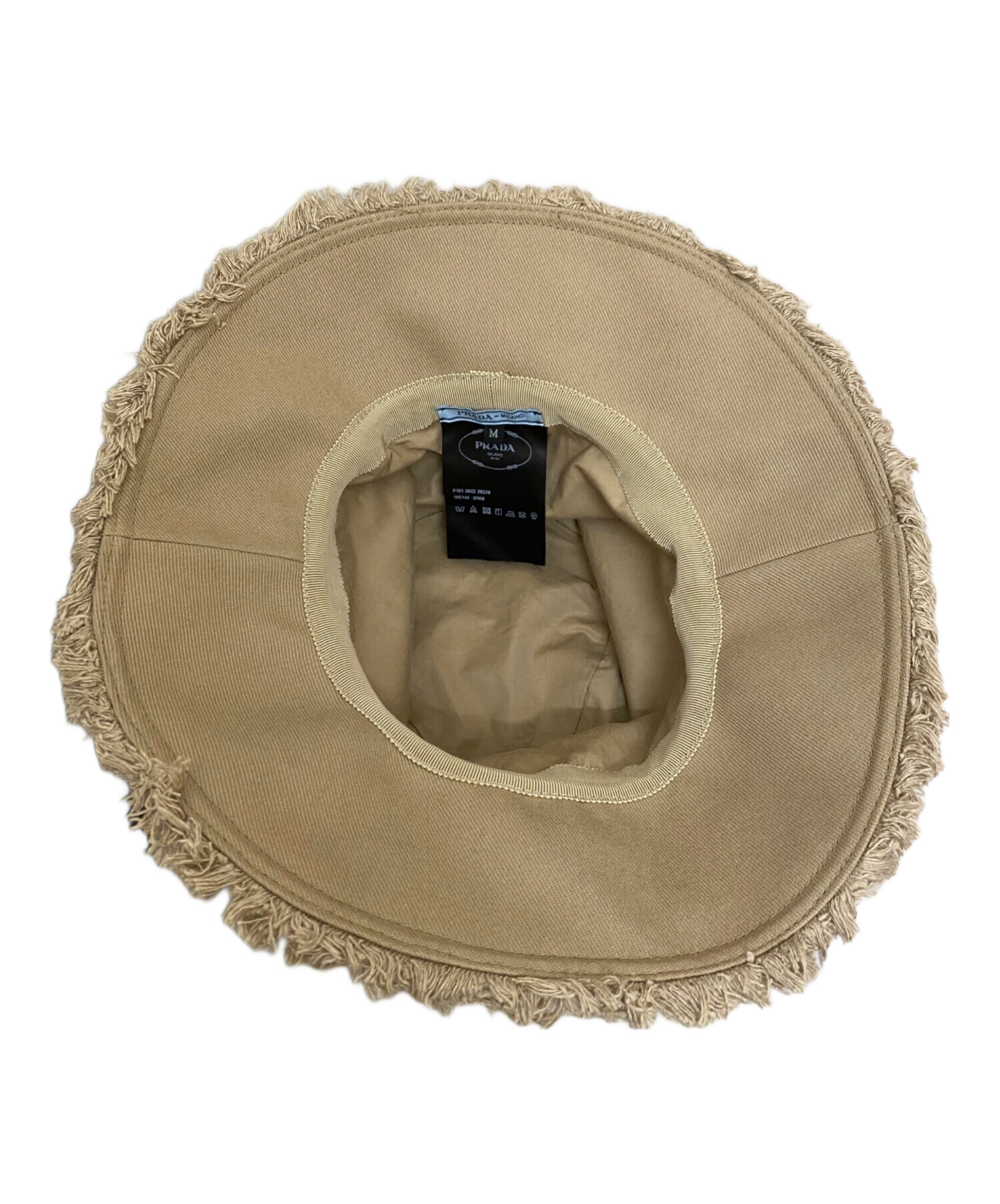 中古・古着通販】PRADA (プラダ) Drill hat ベージュ サイズ:M