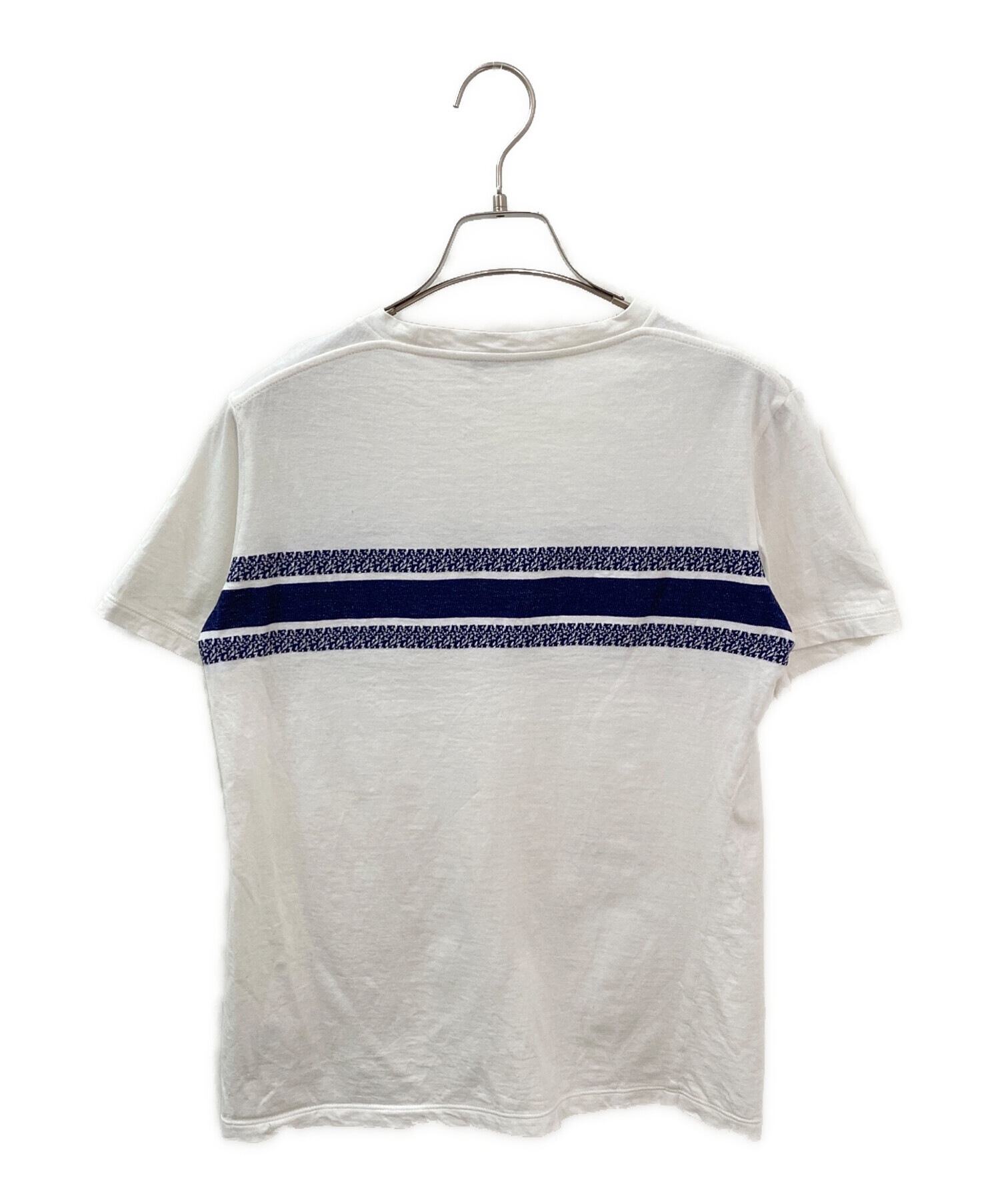 美品 24AW Christian Dior クリスチャンディオール コットンジャージー Tシャツ カットソー 半袖 ロゴ 刺繍 サイズS 白 紺 レディース 古着 中古 USED 楽天市場】クリスチャンディオール（Tシャツ・カットソー｜トップス