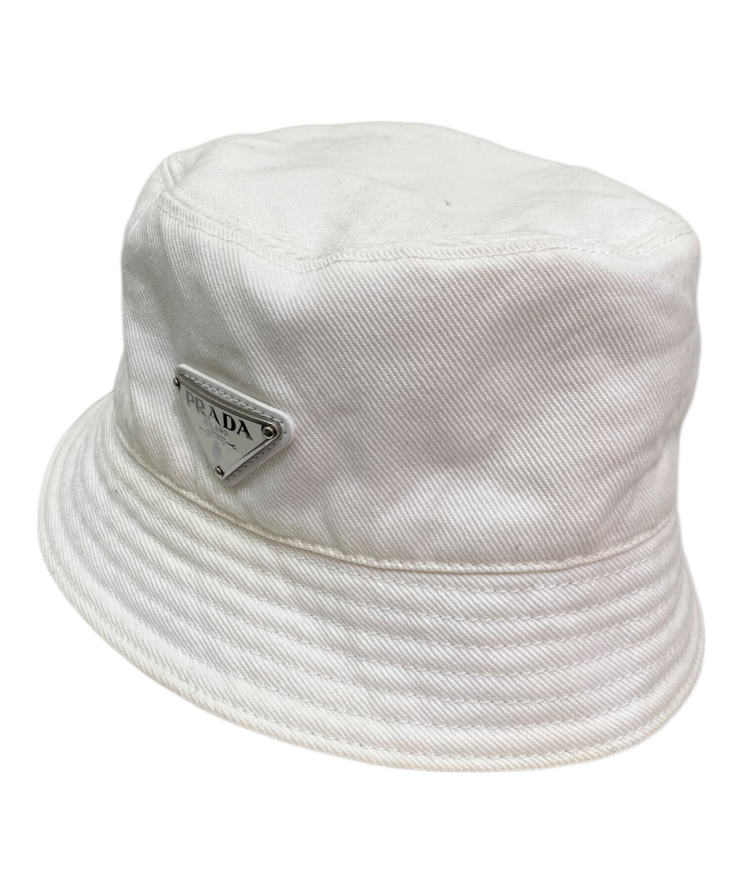 PRADA ホワイト バケットハット　即購入OK 値下げ交渉受付ます！ 中古・古着通販】PRADA×adidas (プラダ × アディダス) Re-Nylon