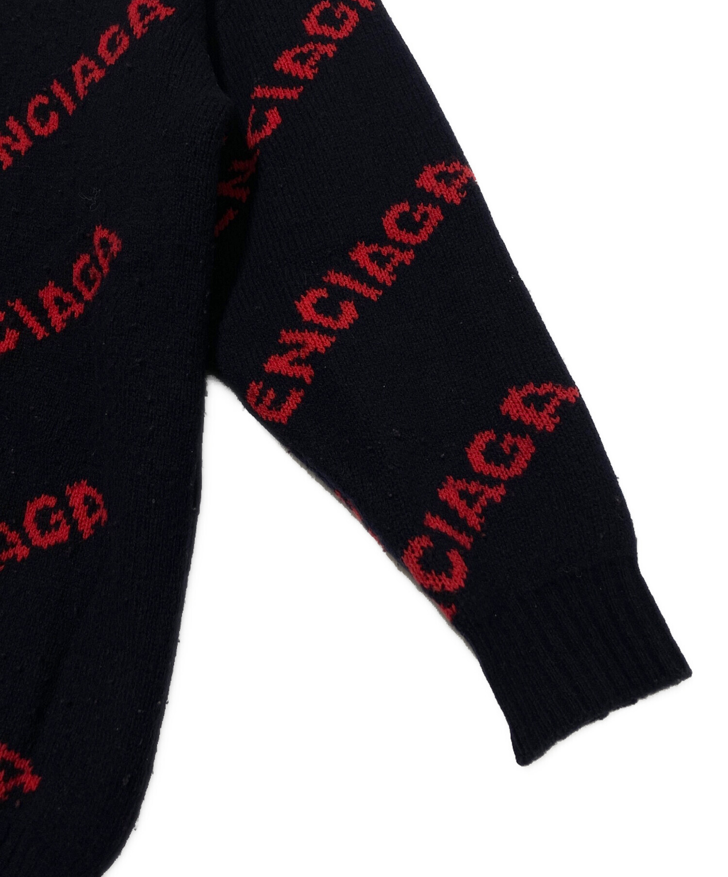 中古・古着通販】BALENCIAGA (バレンシアガ) ウール ジャガード 中古・古着通販】BALENCIAGA (バレンシアガ) ウール ジャガード