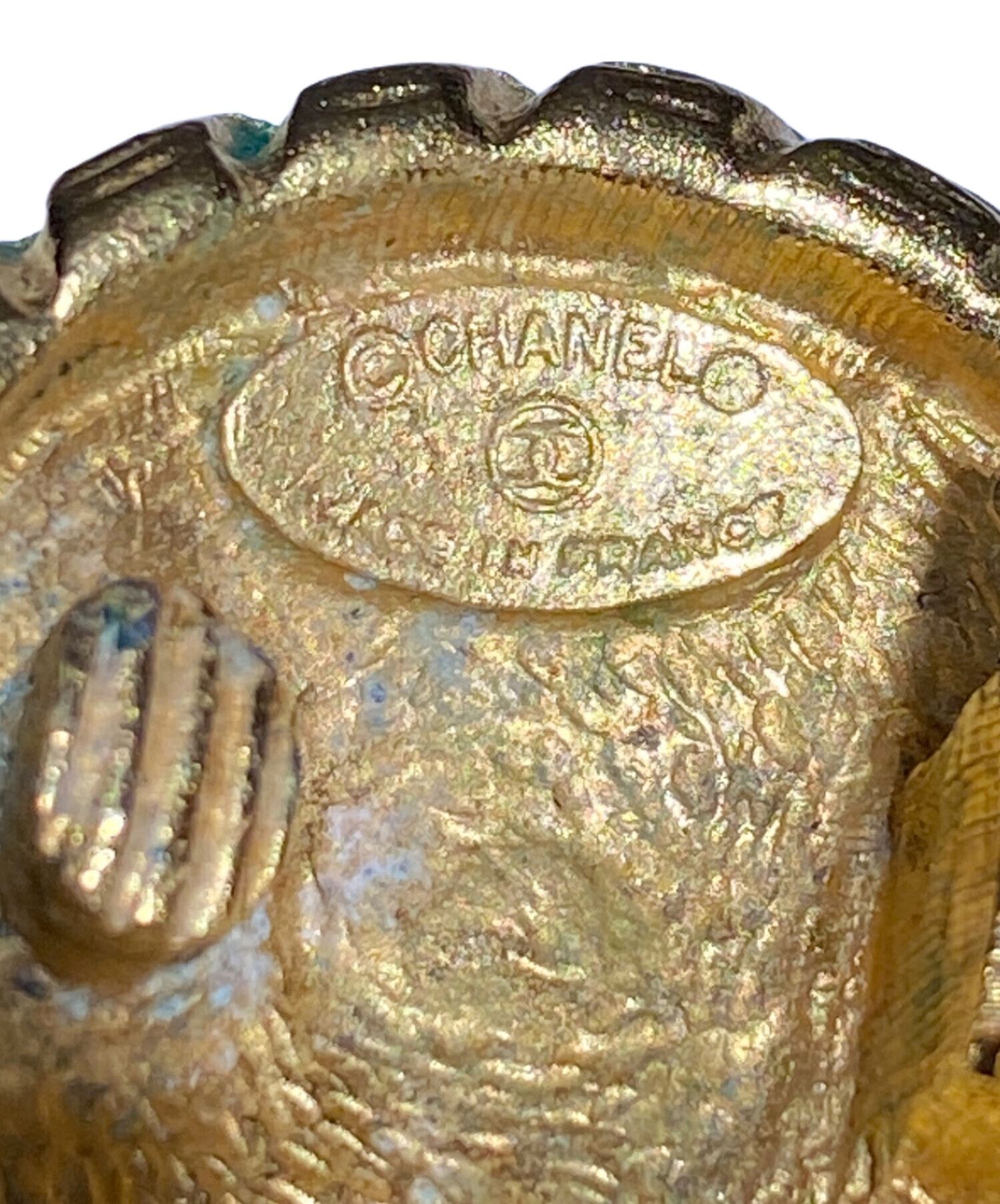 中古・古着通販】CHANEL (シャネル) ココマークイヤリング ゴールド