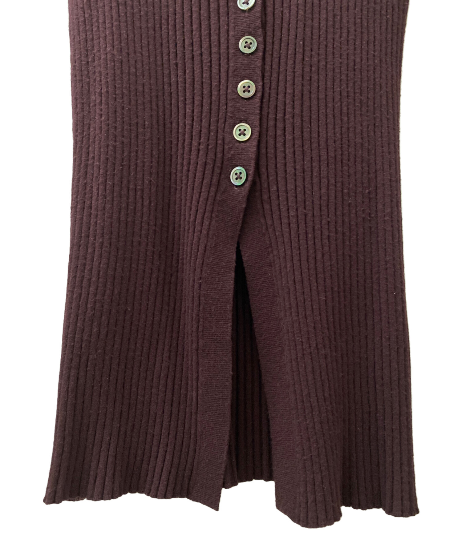(im)perf. インパーフ Long Sleeve Rib Cardiganロングスリーブリブカーディガン IS0205 アイボリー F im)perf. インパーフ Long Sleeve Rib Cardiganロングスリーブリブ