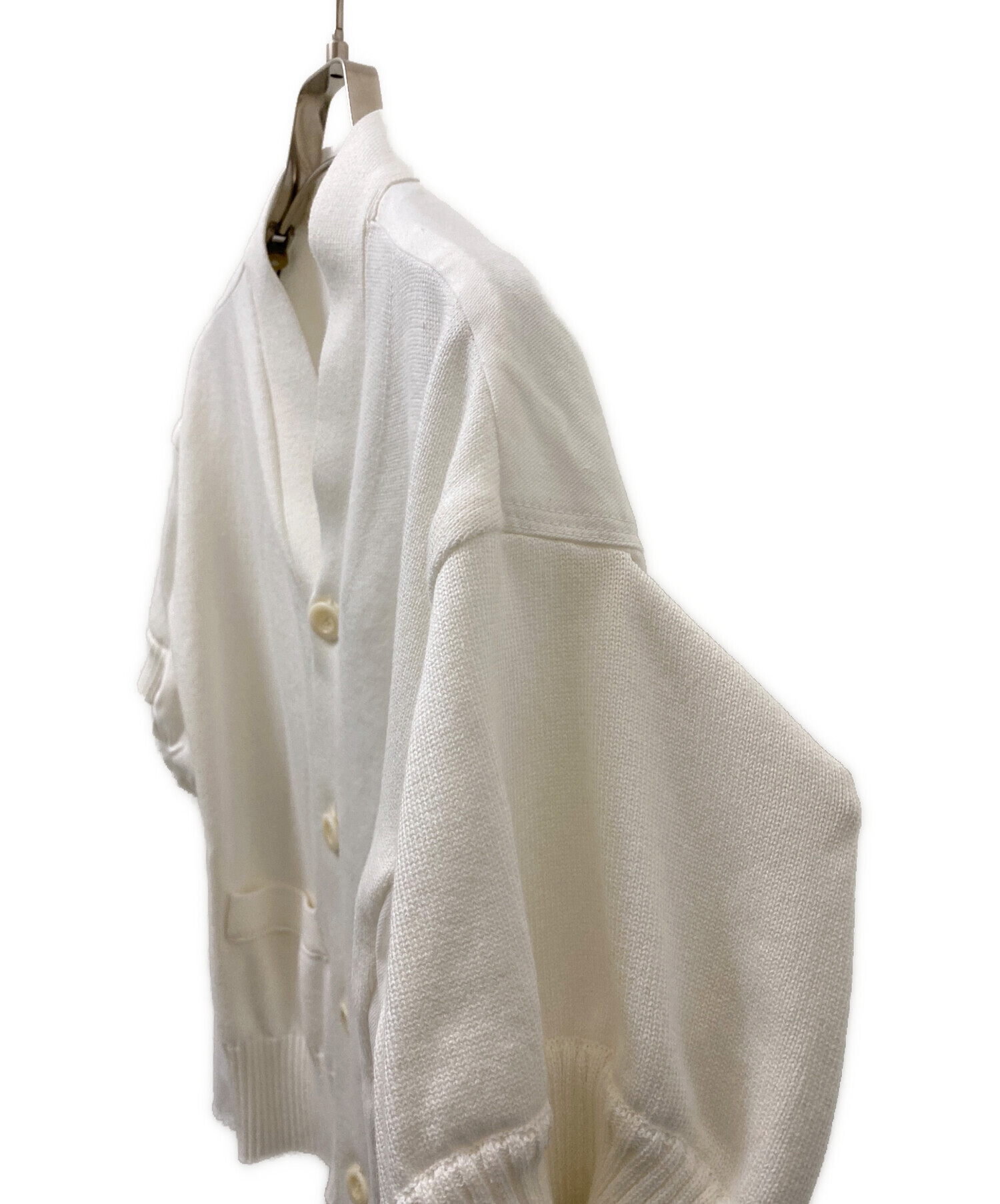 中古・古着通販】sacai (サカイ) Denim x Knit Cardigan ホワイト