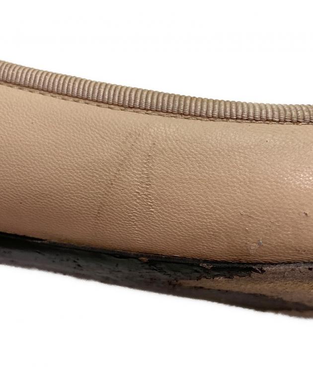 中古・古着通販】PRADA (プラダ) フラットシューズ ベージュ×ブラック