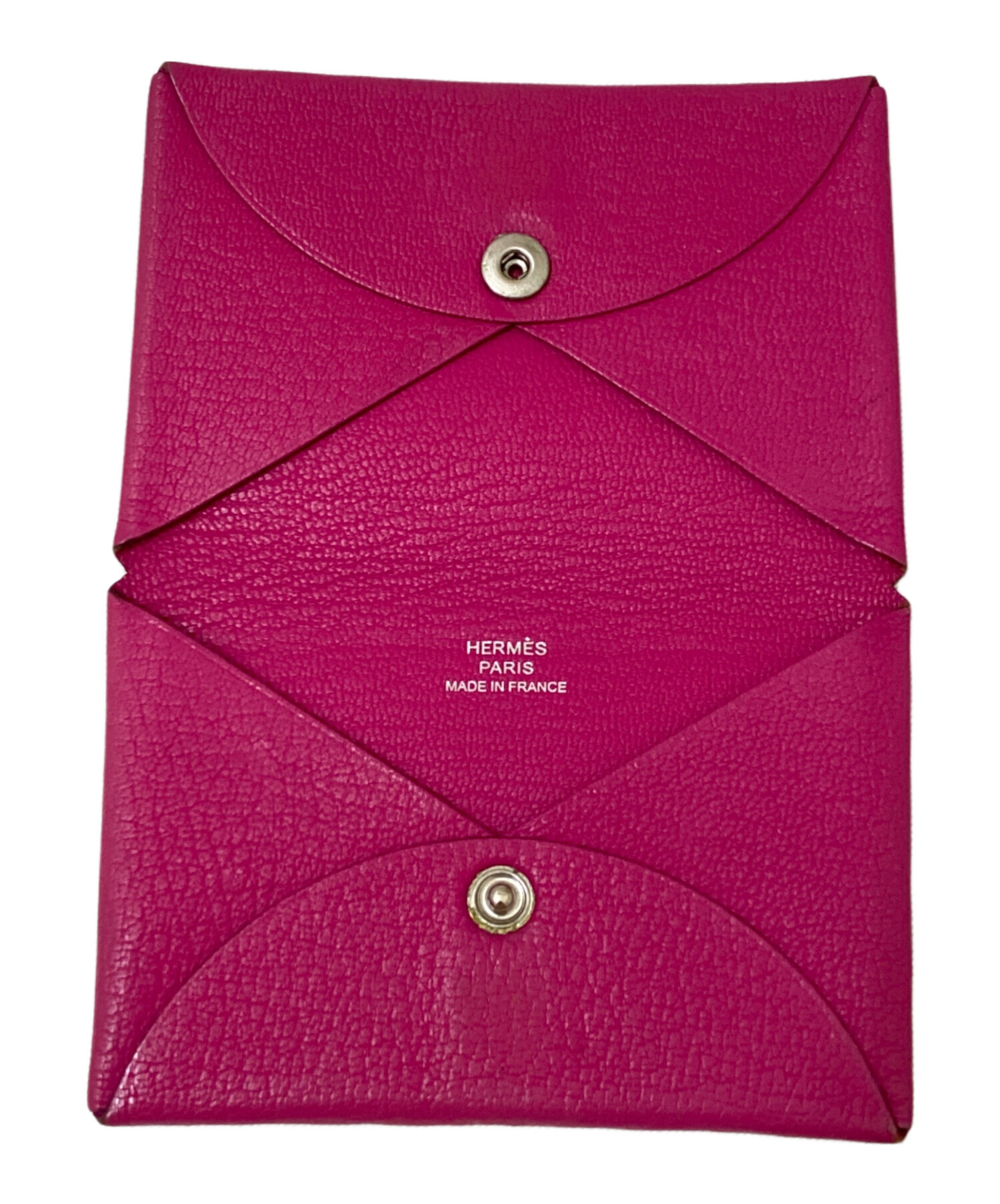 HERMES エルメス/カルヴィ/ヴォーエプソン/ピンク/SM ********/ABランク/75【中古】 中古・古着通販】HERMES (エルメス) カルヴィ ピンク｜ブランド・古着