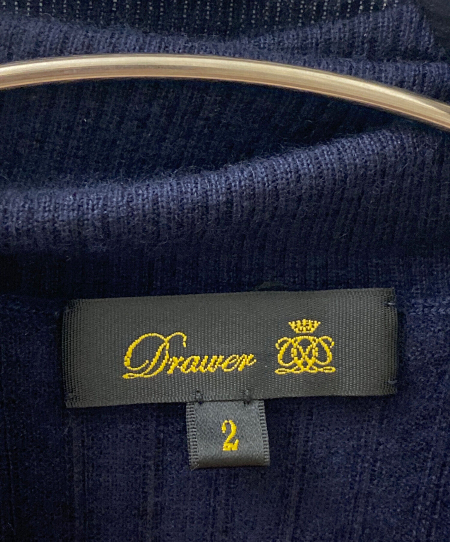 中古・古着通販】DRAWER (ドゥロワー) 18G カシミヤシルクリブタートル