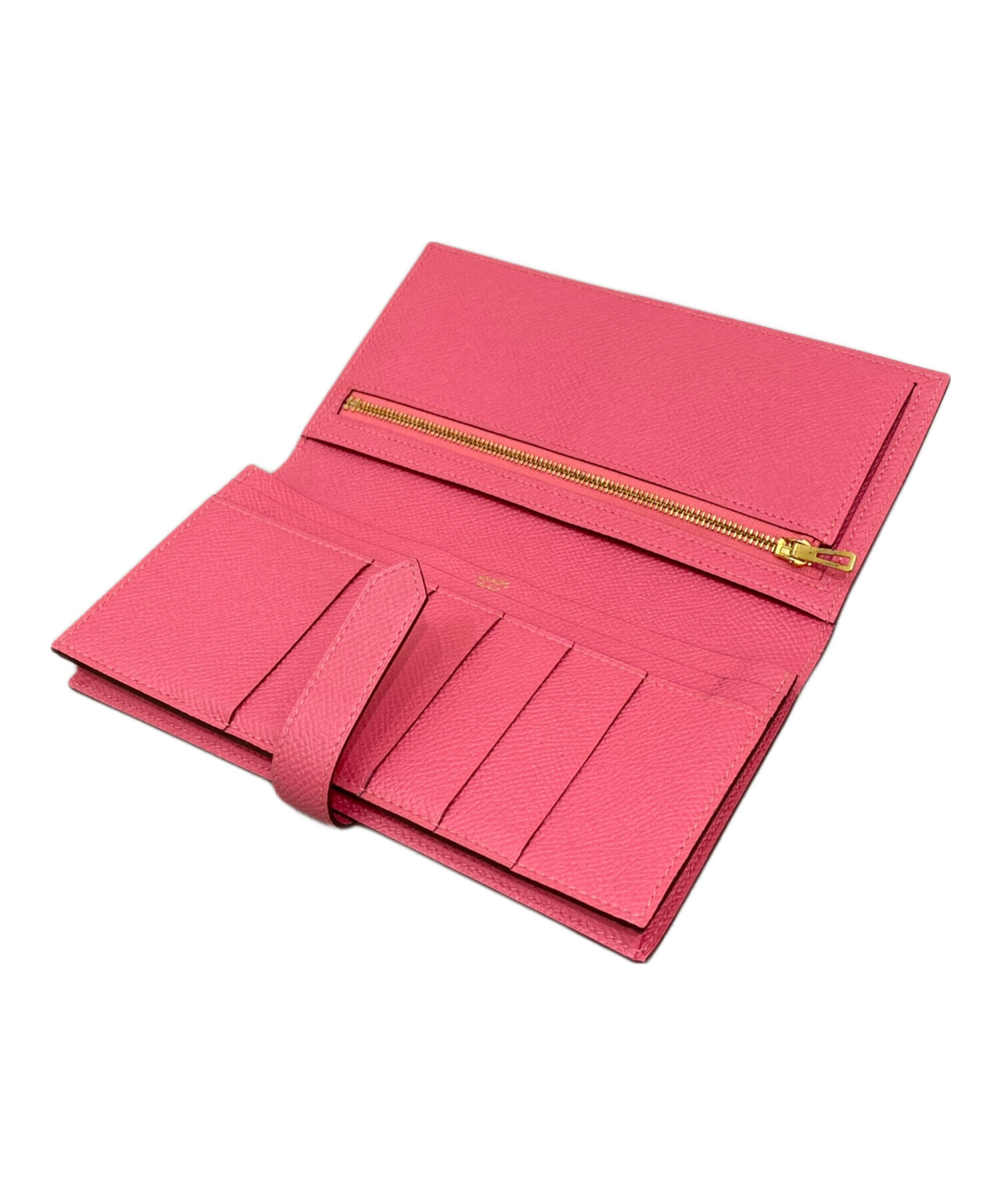 HERMES エルメス/ベアンスフレ/ローズテキサス/シェーブルミゾル/X/SAランク/91【中古】 HERMES エルメス 長財布 ベアンスフレ ローズテキサス シェーブルミゾ