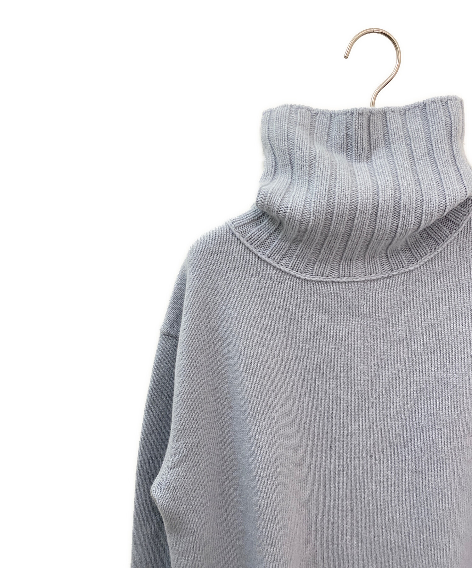 【新品】  Deuxieme Classe / ドゥーズィエムクラス | 2021AW | JADE タートルネック プルオーバー ニット | F | グレー | レディース Deuxieme Classe（ドゥーズィエムクラス）の「JADE タートルネック