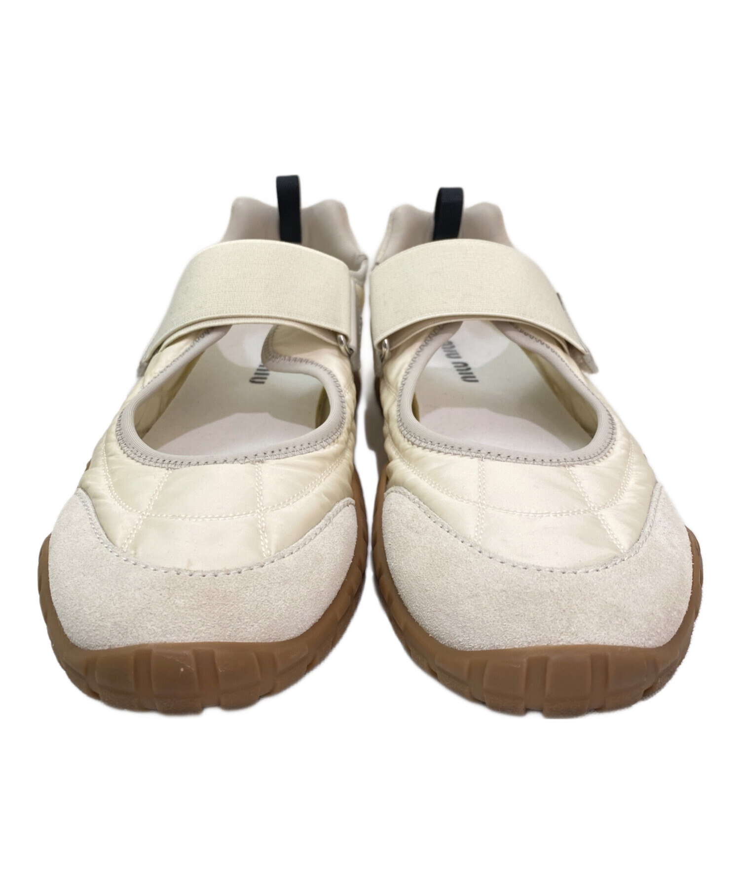 ヴィンテージ　希少 MIU MIU ミュウミュウ　メリージェーン　35 美品 中古・古着通販】MIU MIU (ミュウミュウ) Tyre テクニカルファブリック