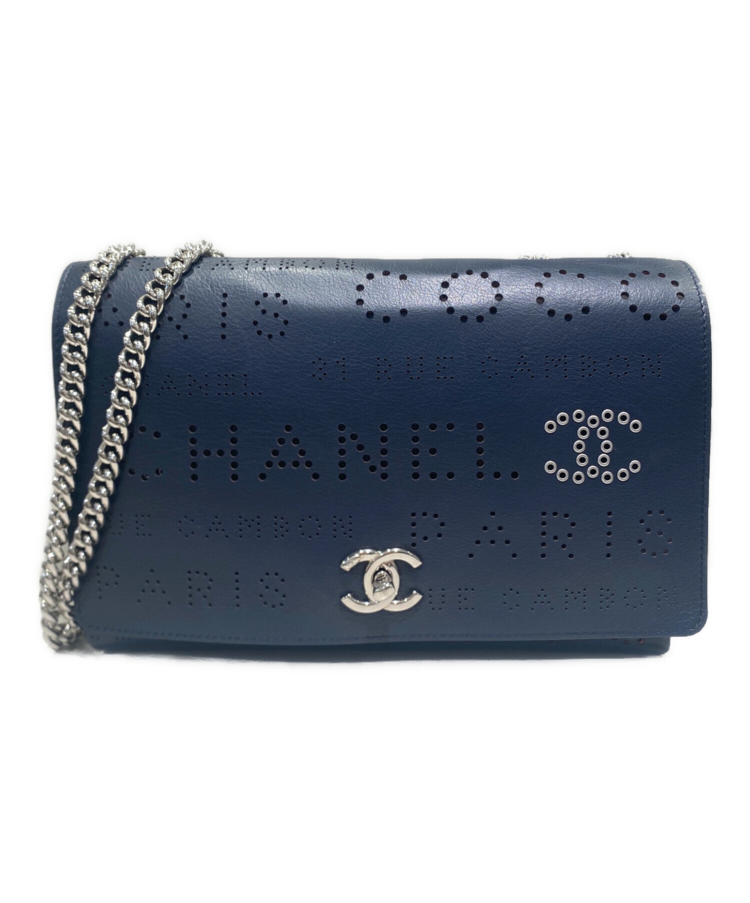 中古・古着通販】CHANEL (シャネル) パンチング ココマークチェーン 