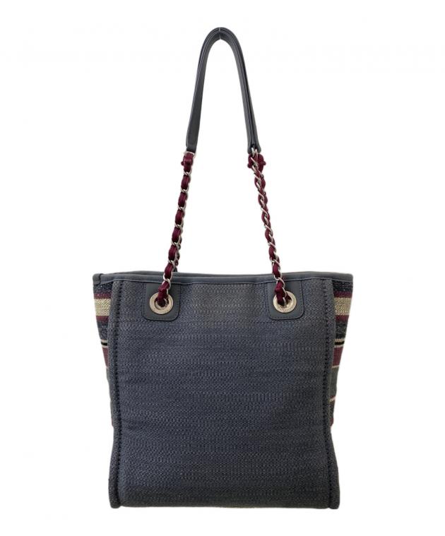 中古・古着通販】CHANEL (シャネル) ドーヴィルPM グレー サイズ:PM 