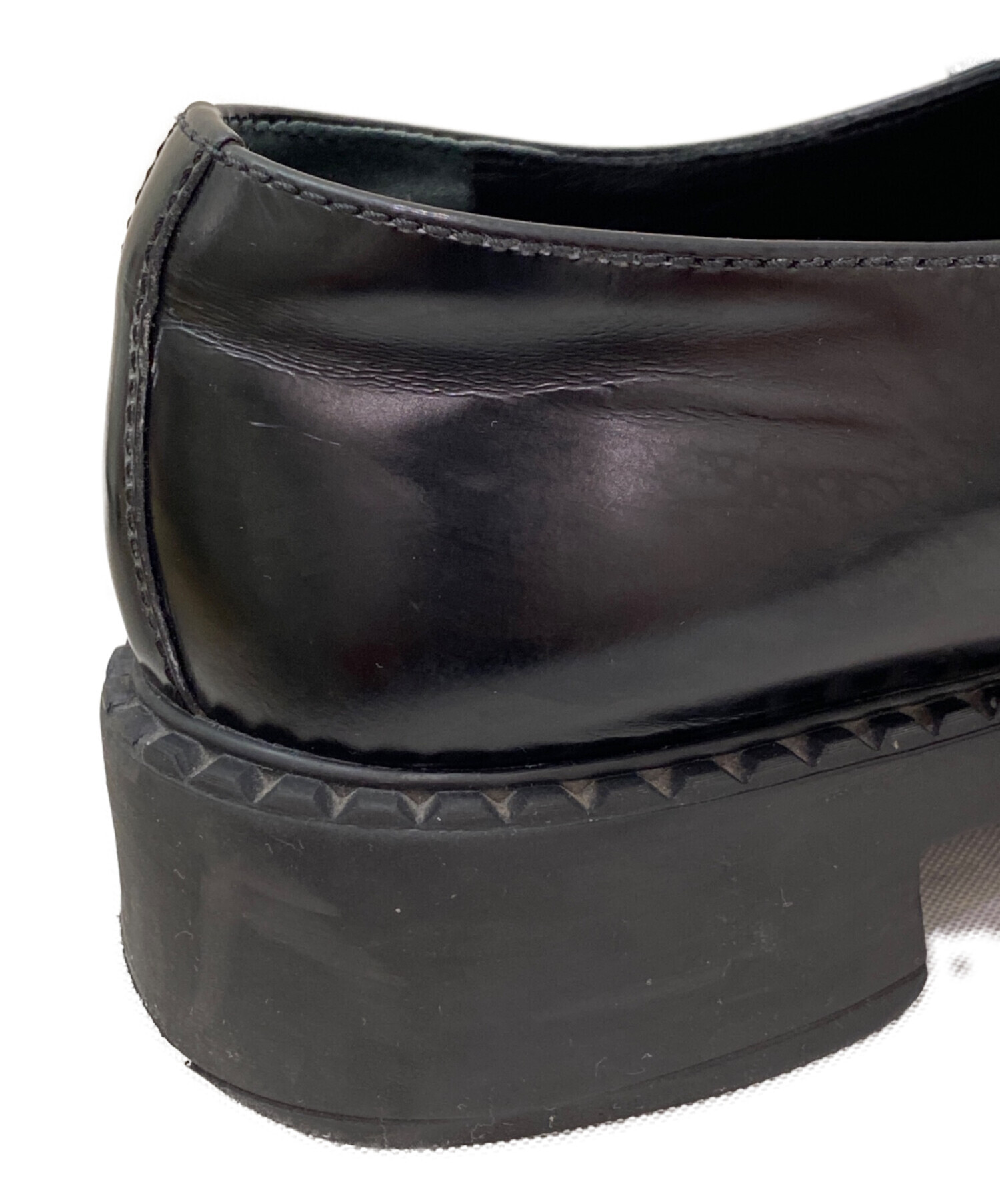 中古・古着通販】PRADA (プラダ) チョコレート ブラッシュドレザー