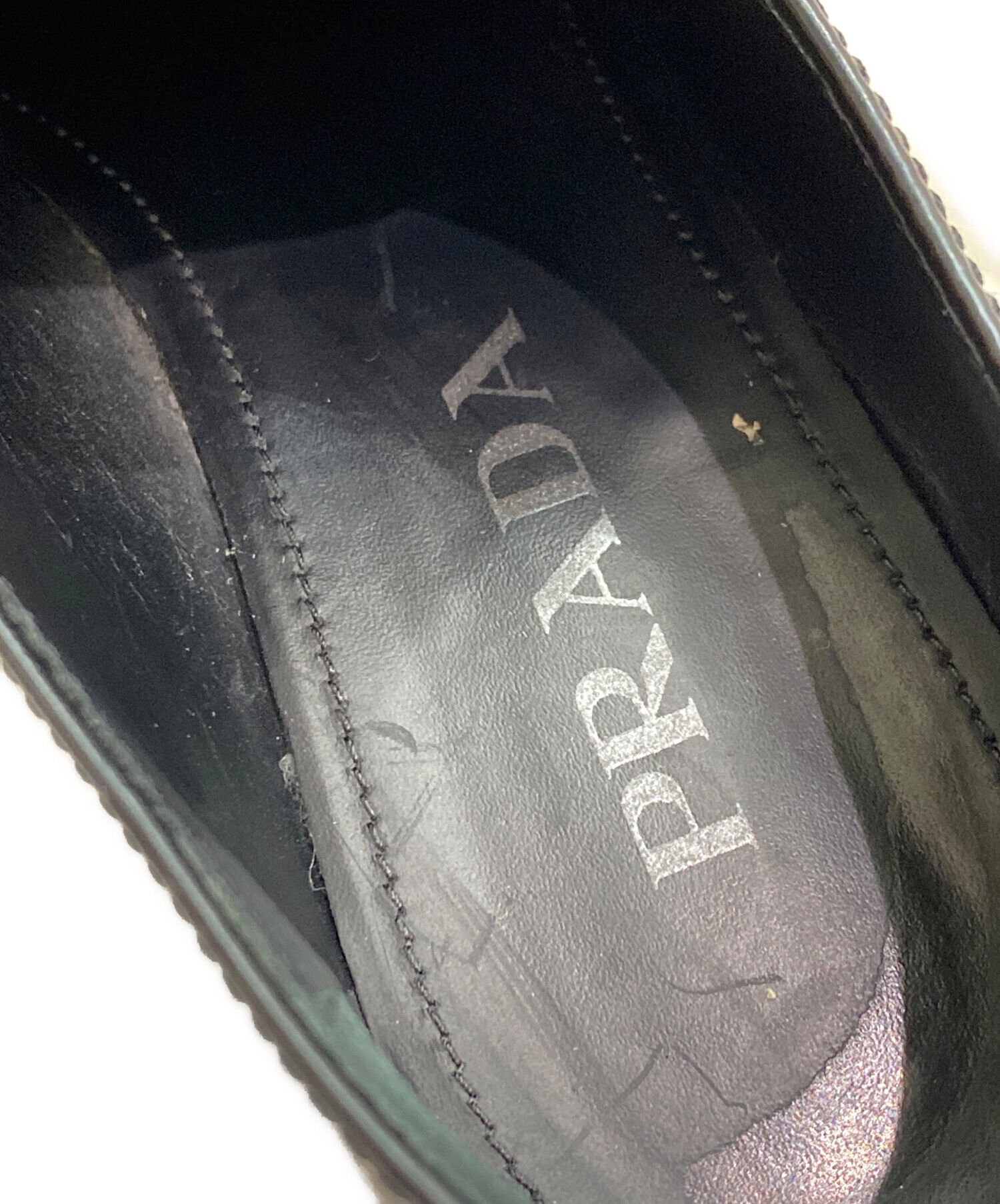 中古・古着通販】PRADA (プラダ) チョコレート ブラッシュドレザー