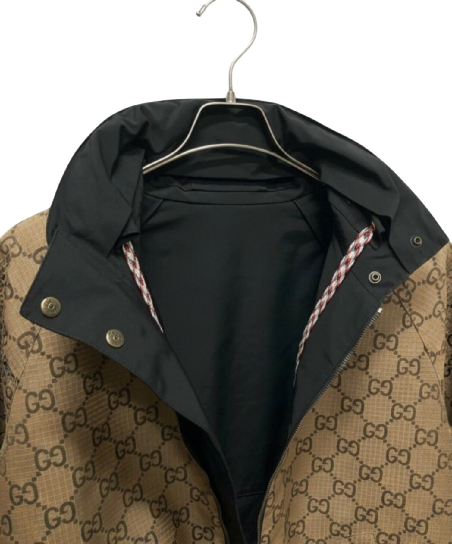 中古・古着通販】GUCCI (グッチ) GGキャンバスリバーシブルジャケット