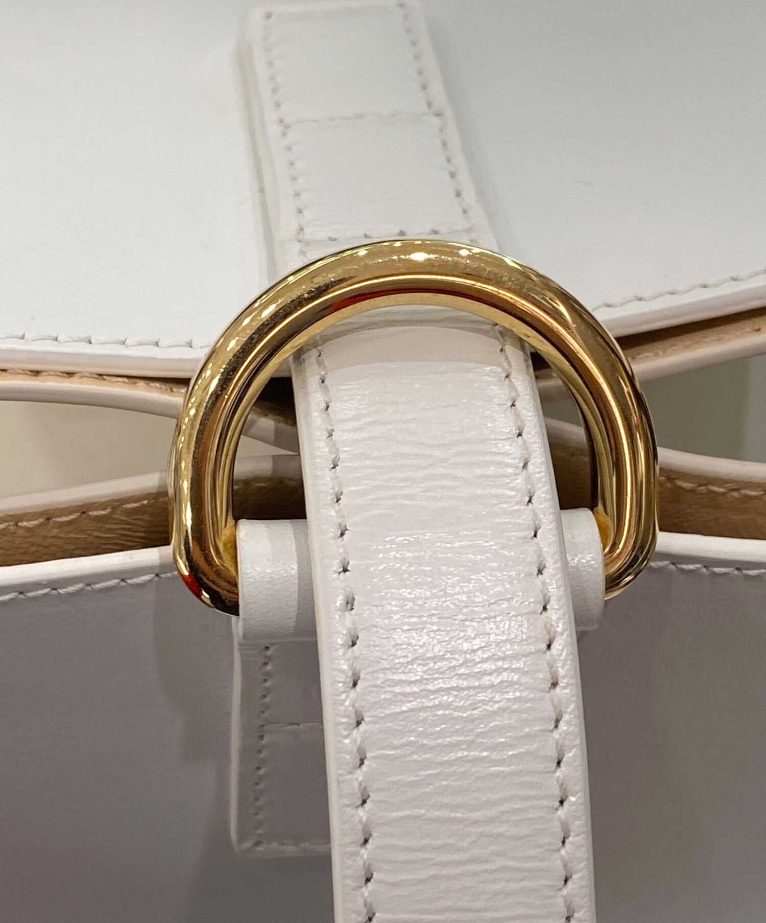 中古・古着通販】JIL SANDER (ジルサンダー) ハンドバッグ ホワイト