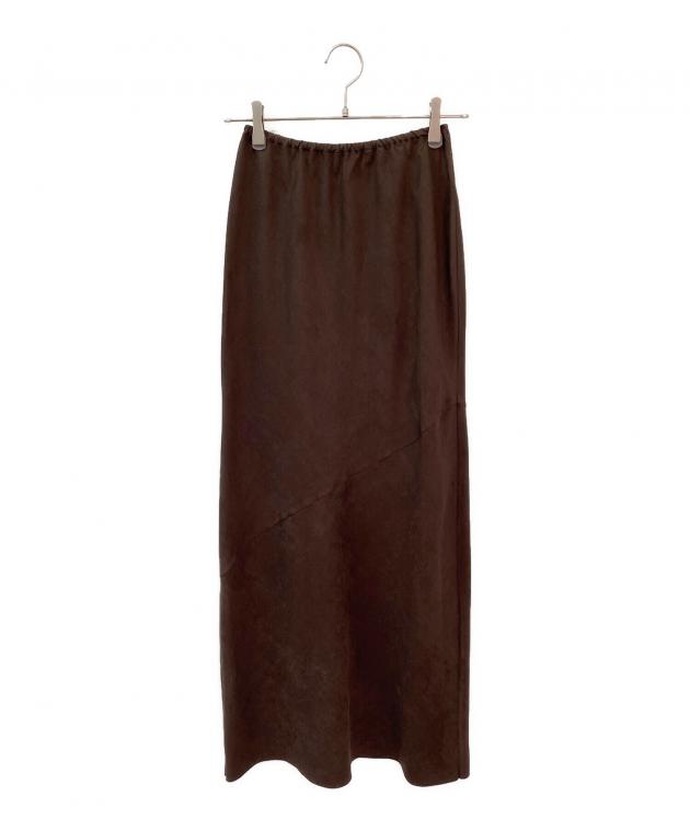 中古・古着通販】Col Pierrot (コルピエロ) Fake suede Maxi スカート