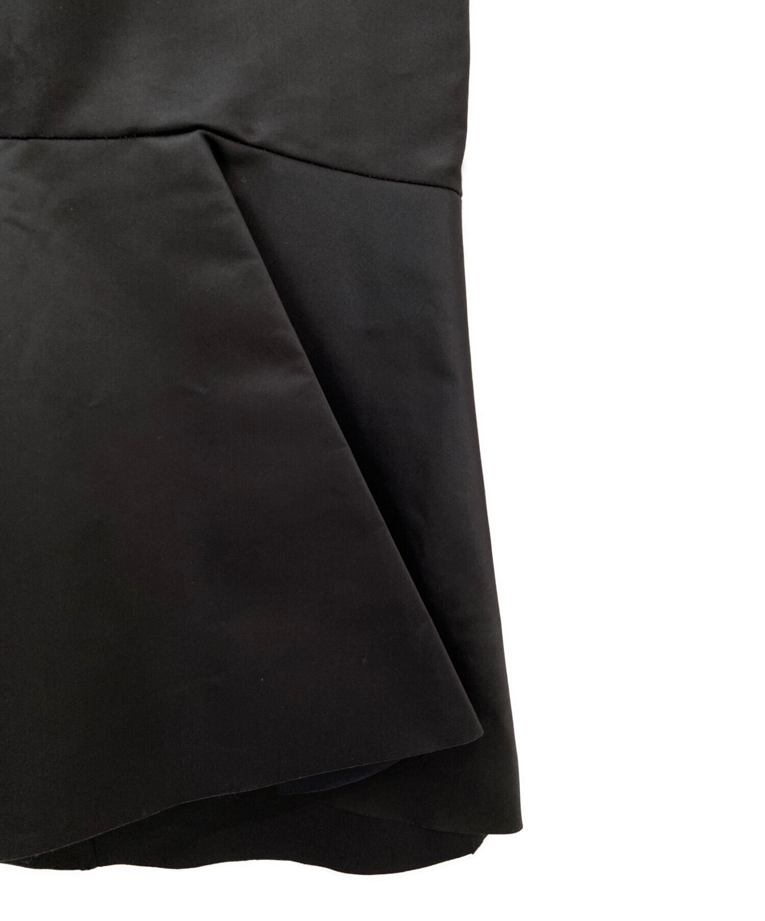 中古・古着通販】BALENCIAGA (バレンシアガ) サテンスカート ブラック