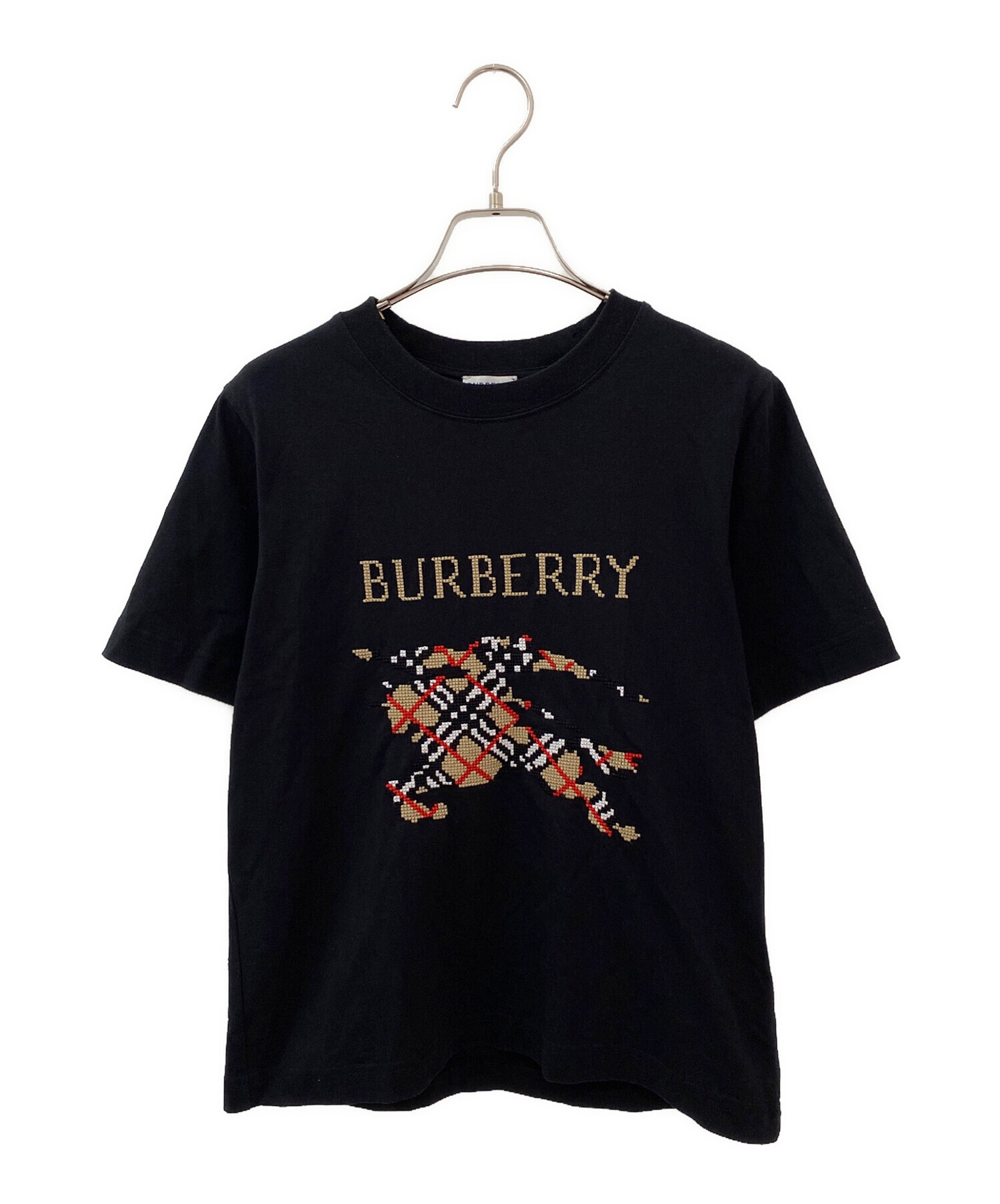 中古・古着通販】BURBERRY (バーバリー) 半袖Tシャツ ブラック サイズ 
