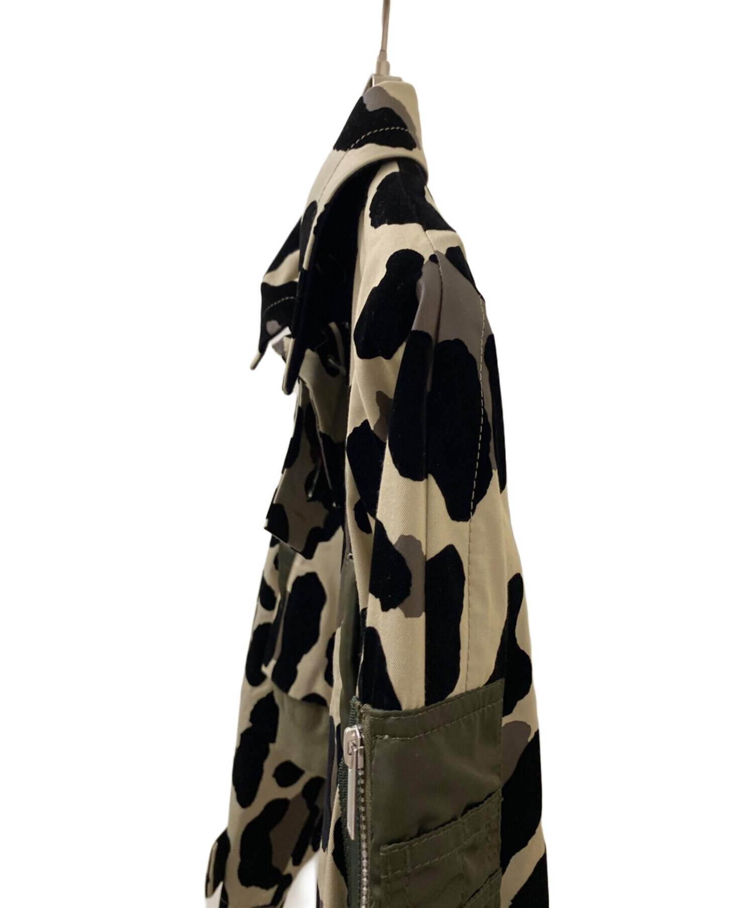 中古・古着通販】sacai (サカイ) レオパード柄 MA-1 ドッキング