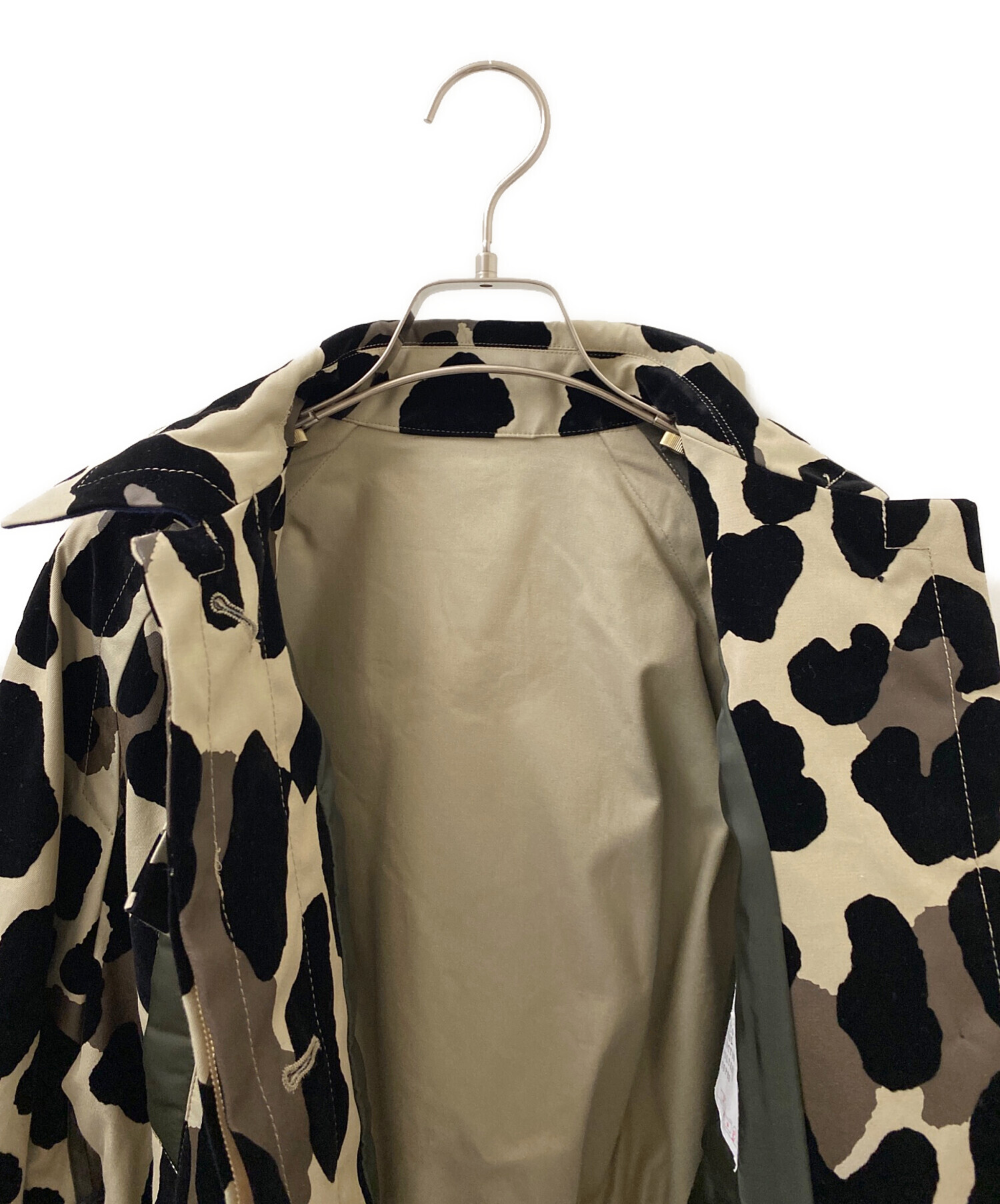 中古・古着通販】sacai (サカイ) レオパード柄 MA-1 ドッキング