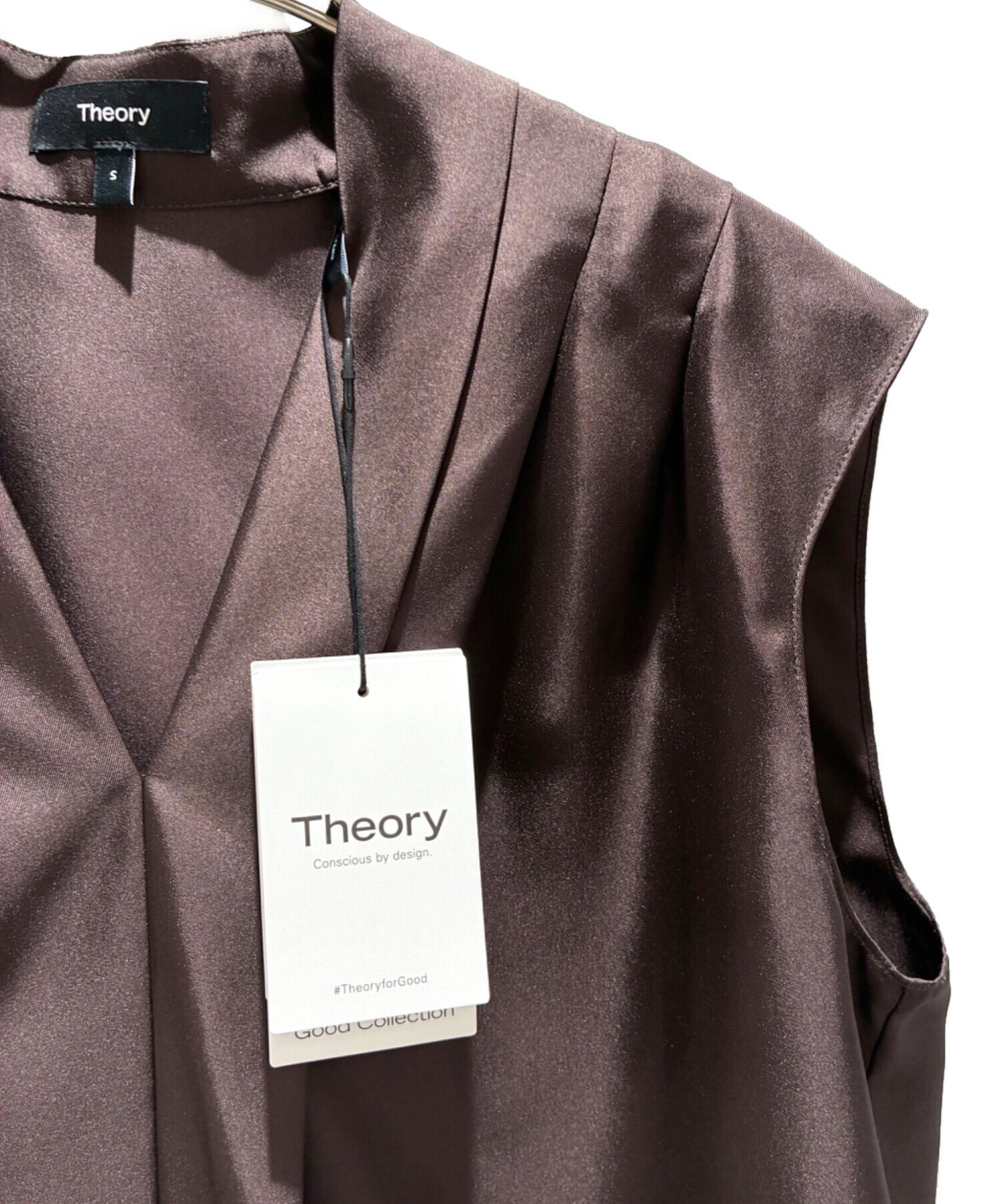 中古・古着通販】theory (セオリー) ウォッシャブルシルクプリーツ