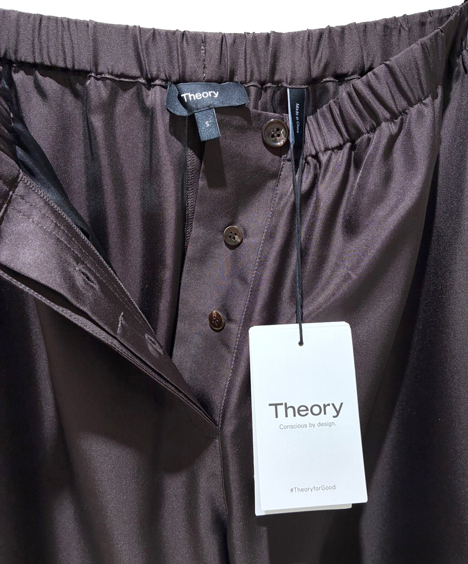 中古・古着通販】theory (セオリー) ウォッシャブルシルクストレート