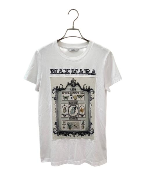 中古・古着通販】MaxMara (マックスマーラ) プリントTシャツ ホワイト