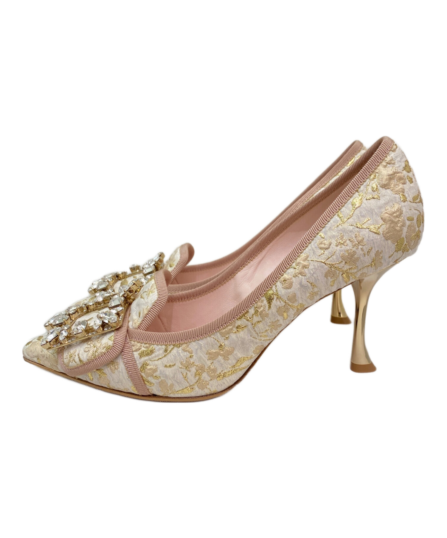 中古・古着通販】Roger Vivier (ロジェ ヴィヴィエ) 花柄ビジュー