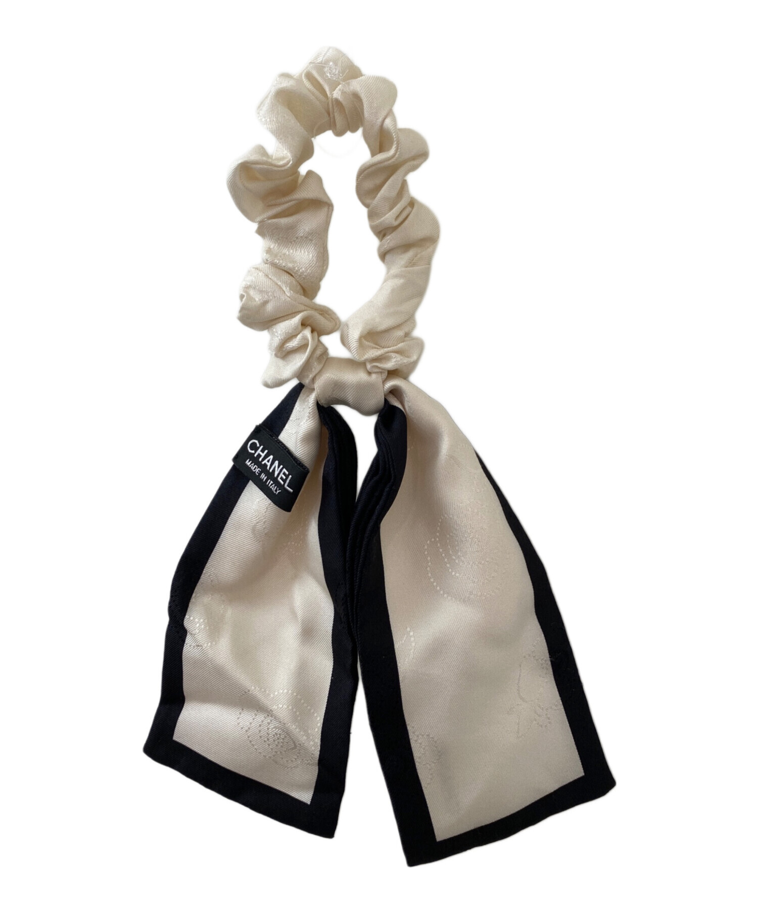 【新品未使用】CHANEL シャネル シルク シュシュ 中古・古着通販】CHANEL (シャネル) シュシュ ホワイト｜ブランド