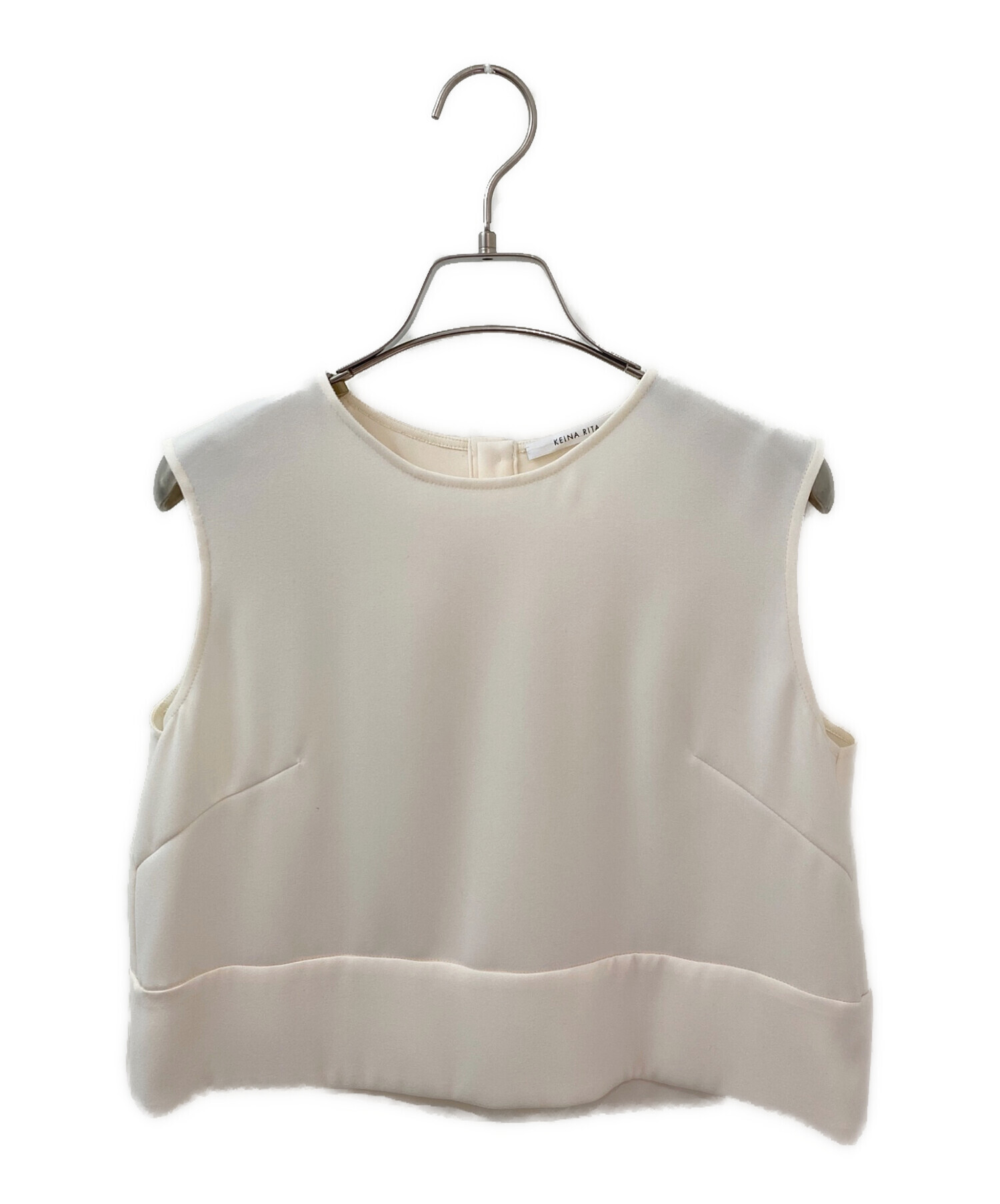 KEINA RITA ケイナリタ ケープ付きトップス 中古・古着通販】KEINA RITA (ケイナ リタ) CROPPED TOP アイボリー