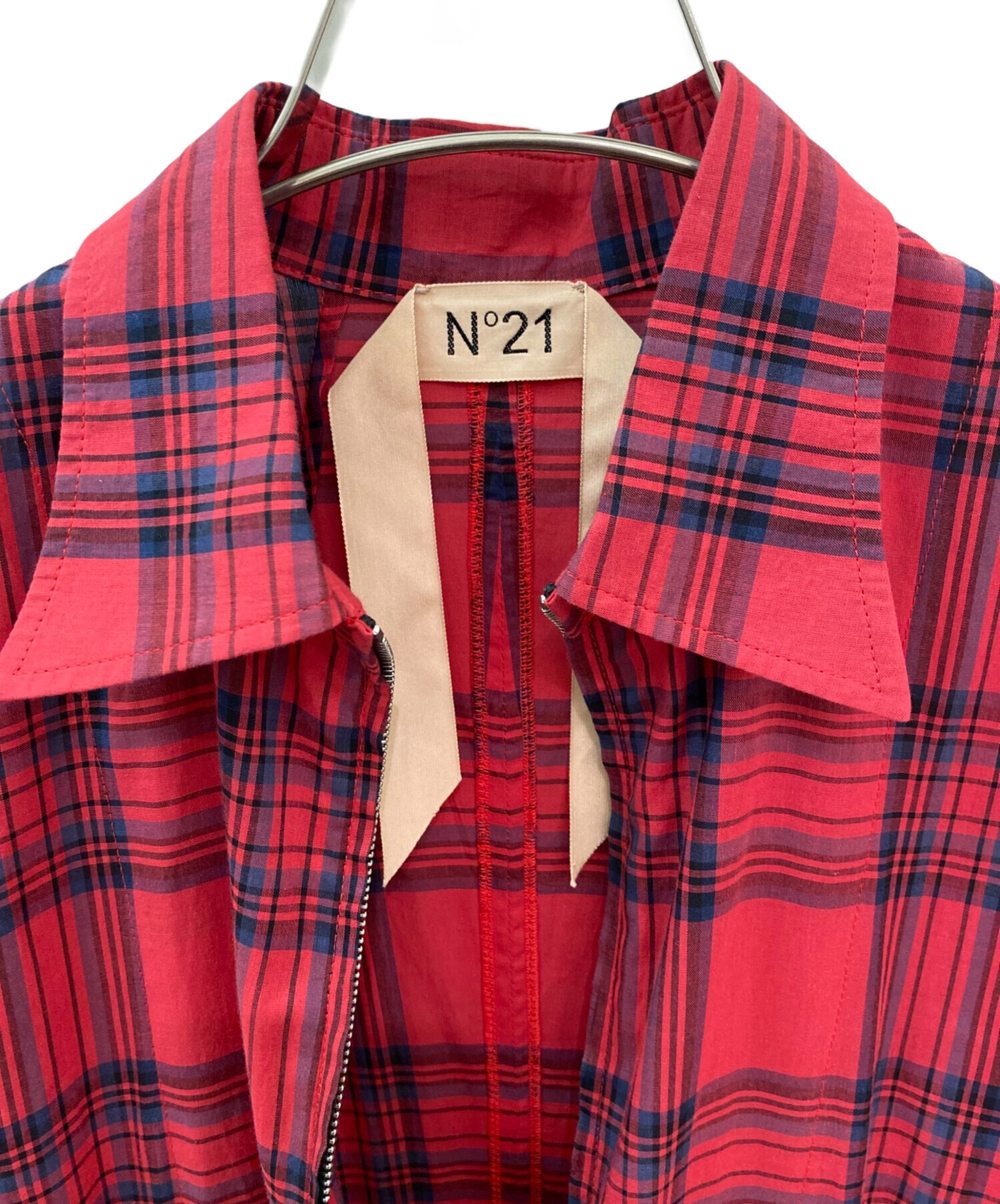 中古・古着通販】N°21 (ヌメロヴェントゥーノ) チェックシャツ