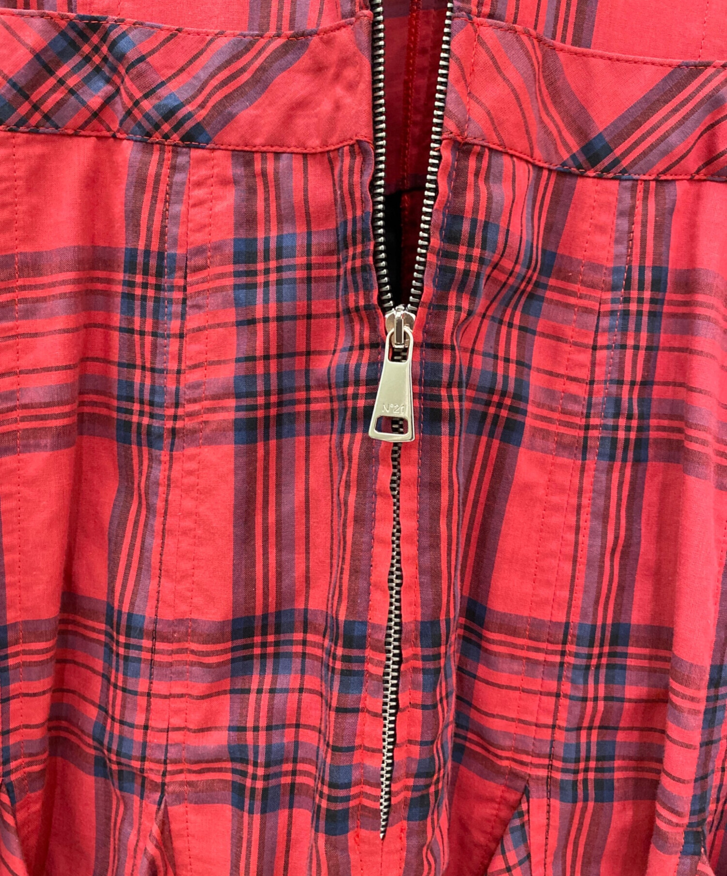 中古・古着通販】N°21 (ヌメロヴェントゥーノ) チェックシャツ 