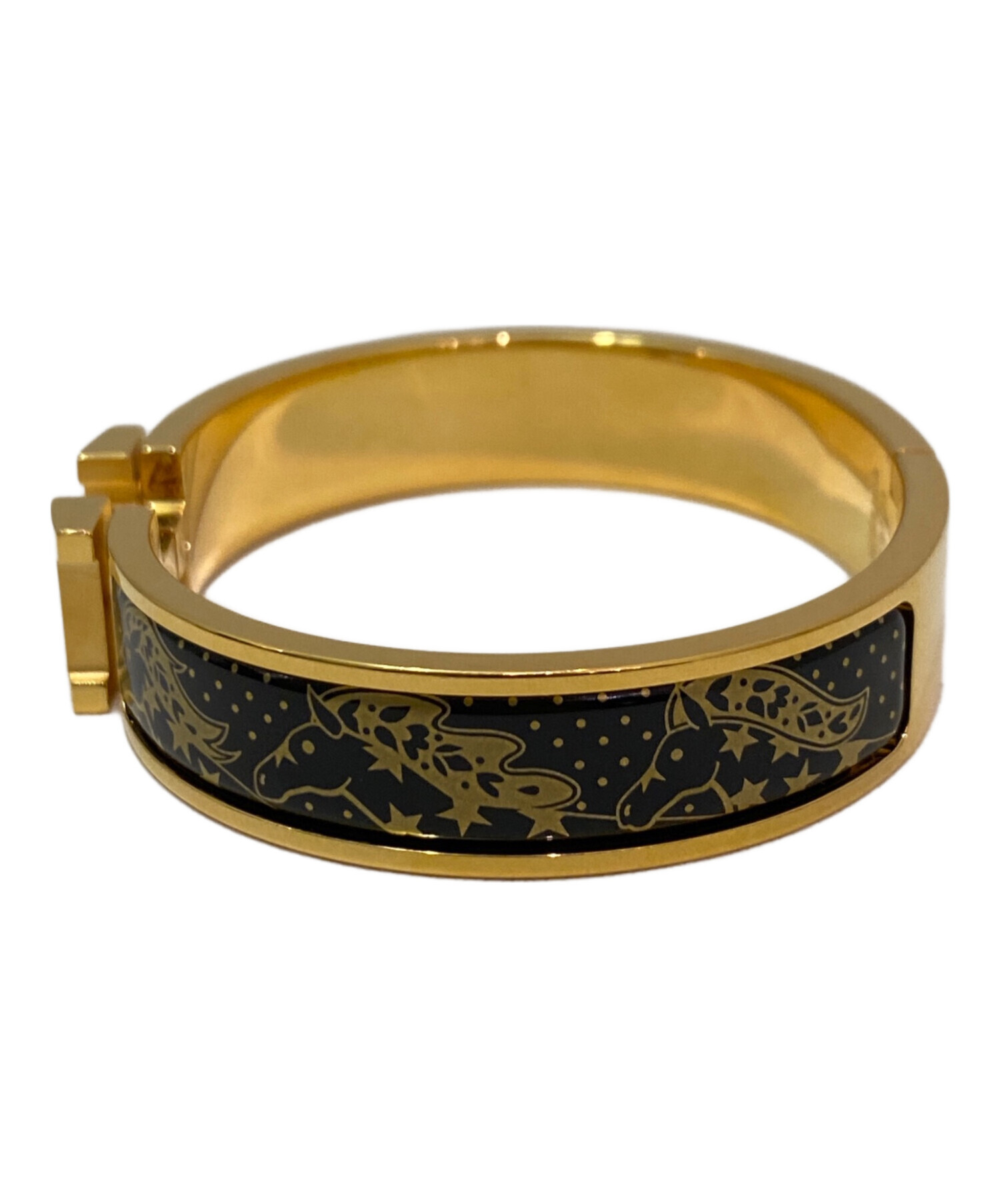 中古・古着通販】HERMES (エルメス) エナメルブレスレット クリックH