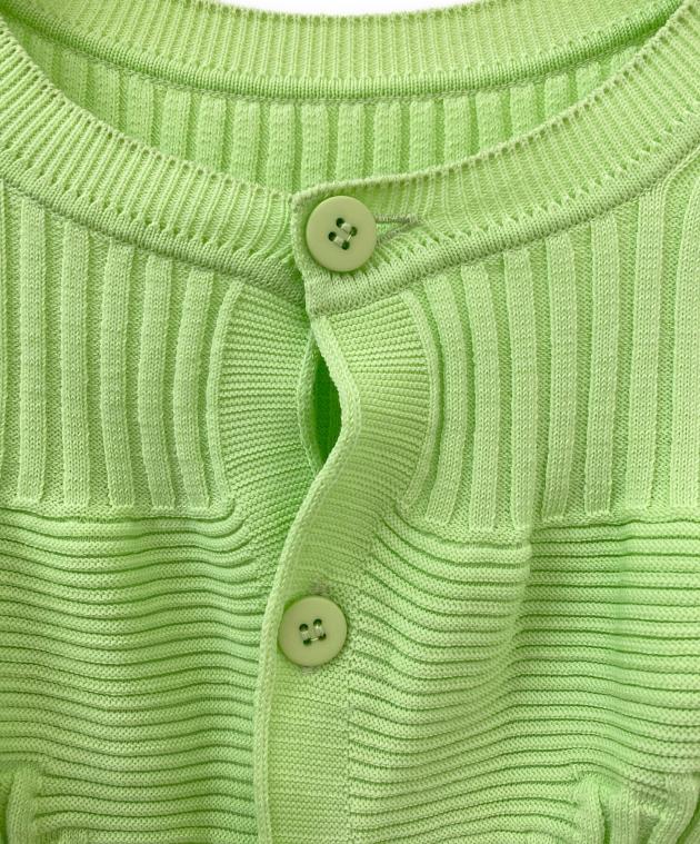 中古・古着通販】ISSEY MIYAKE (イッセイミヤケ) カーディガン 黄緑