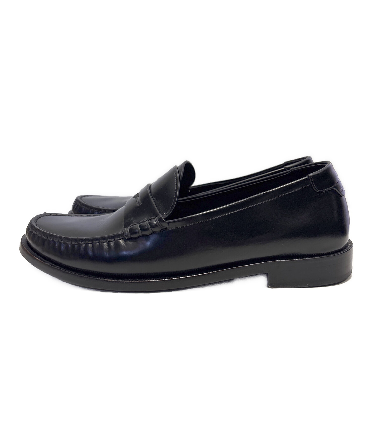 SAINT LAURENT PARIS ペニーローファー ブラック 36.5 中古・古着通販】Saint Laurent Paris (サンローランパリ) Le Loafer