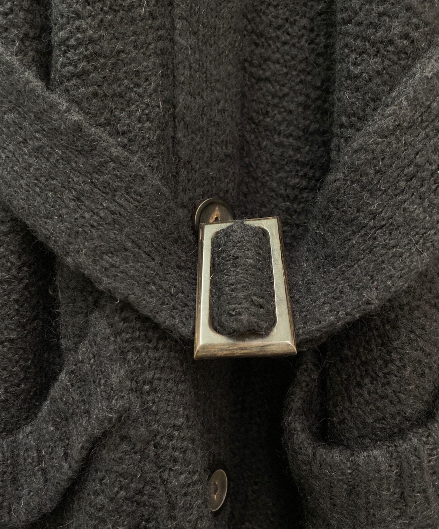 中古・古着通販】GUCCI (グッチ) ニットカーディガン ブラック サイズ